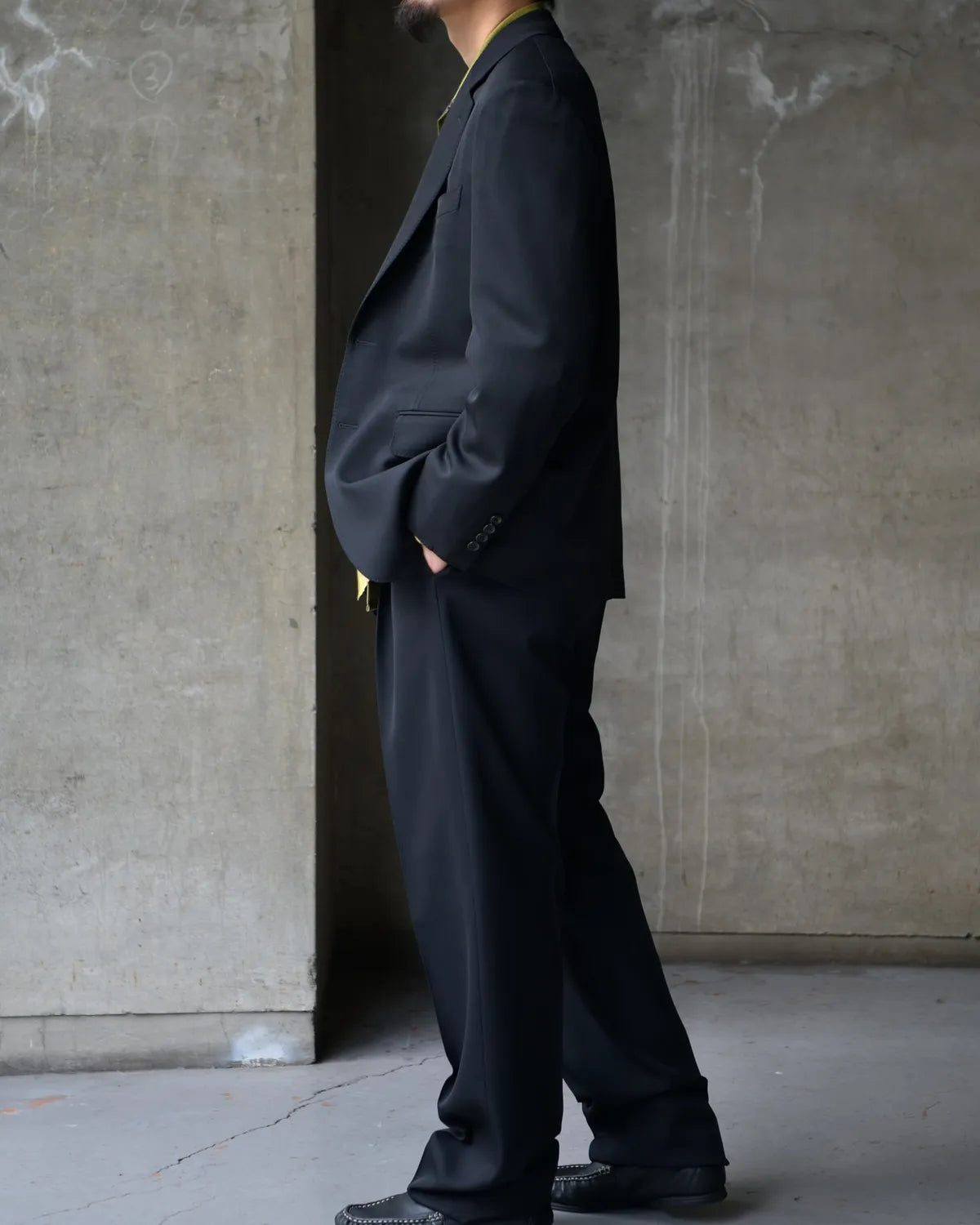 WACKO MARIA × DORMEUIL / SINGLE BREASTED JACKET -TYPE-7- ＆ PLEATED TROUSERS (25FW-WMO-SU07)