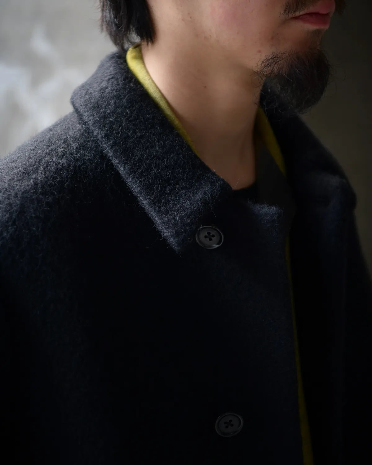 WACKO MARIA / WOOL MOHAIR BAL COLLAR COAT (25FW-WMO-CO02)