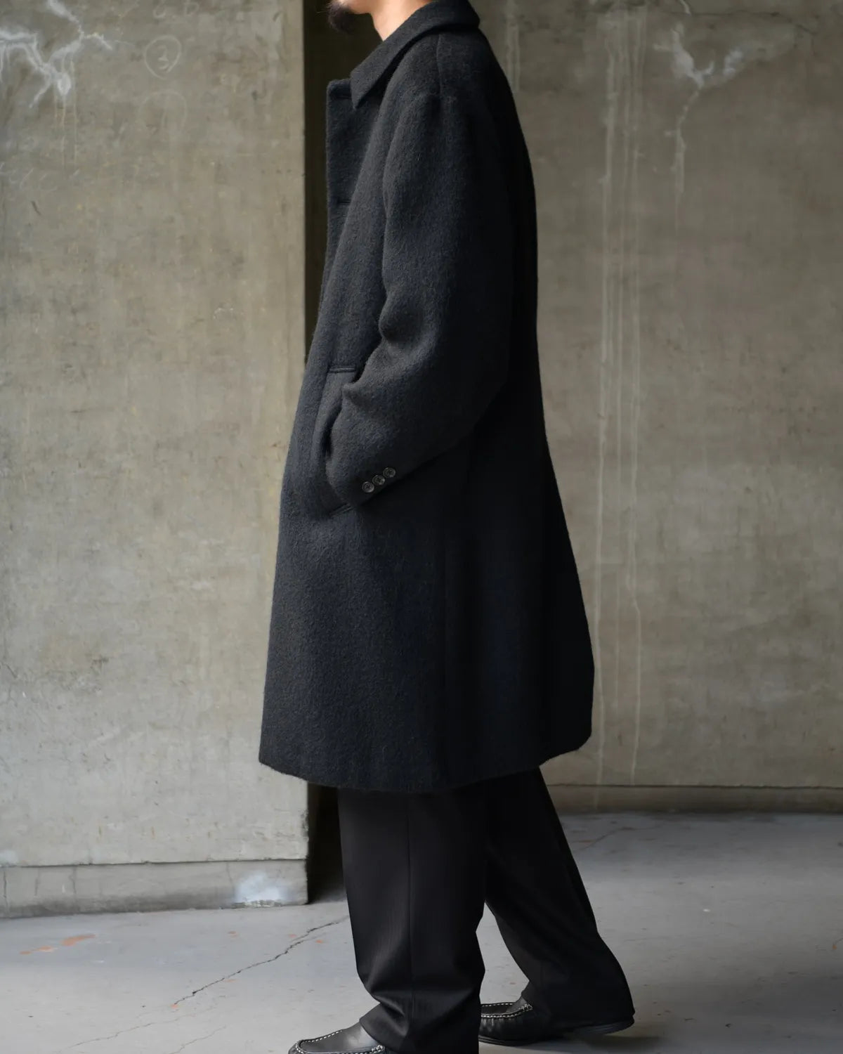 WACKO MARIA / WOOL MOHAIR BAL COLLAR COAT (25FW-WMO-CO02)