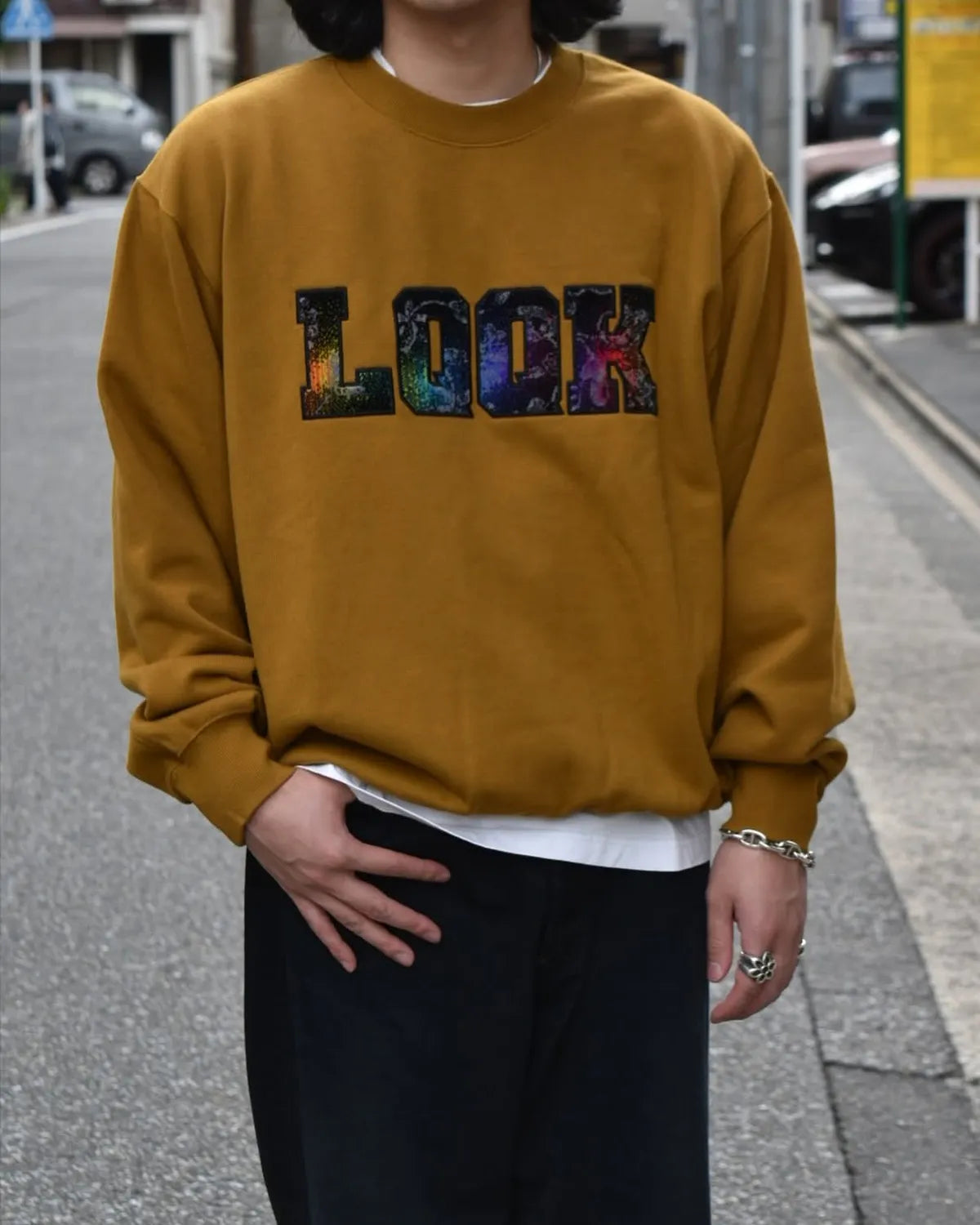 LQQK STUDIO / BUS SEAT SWEAT CREWNECK (LQA25SW09)