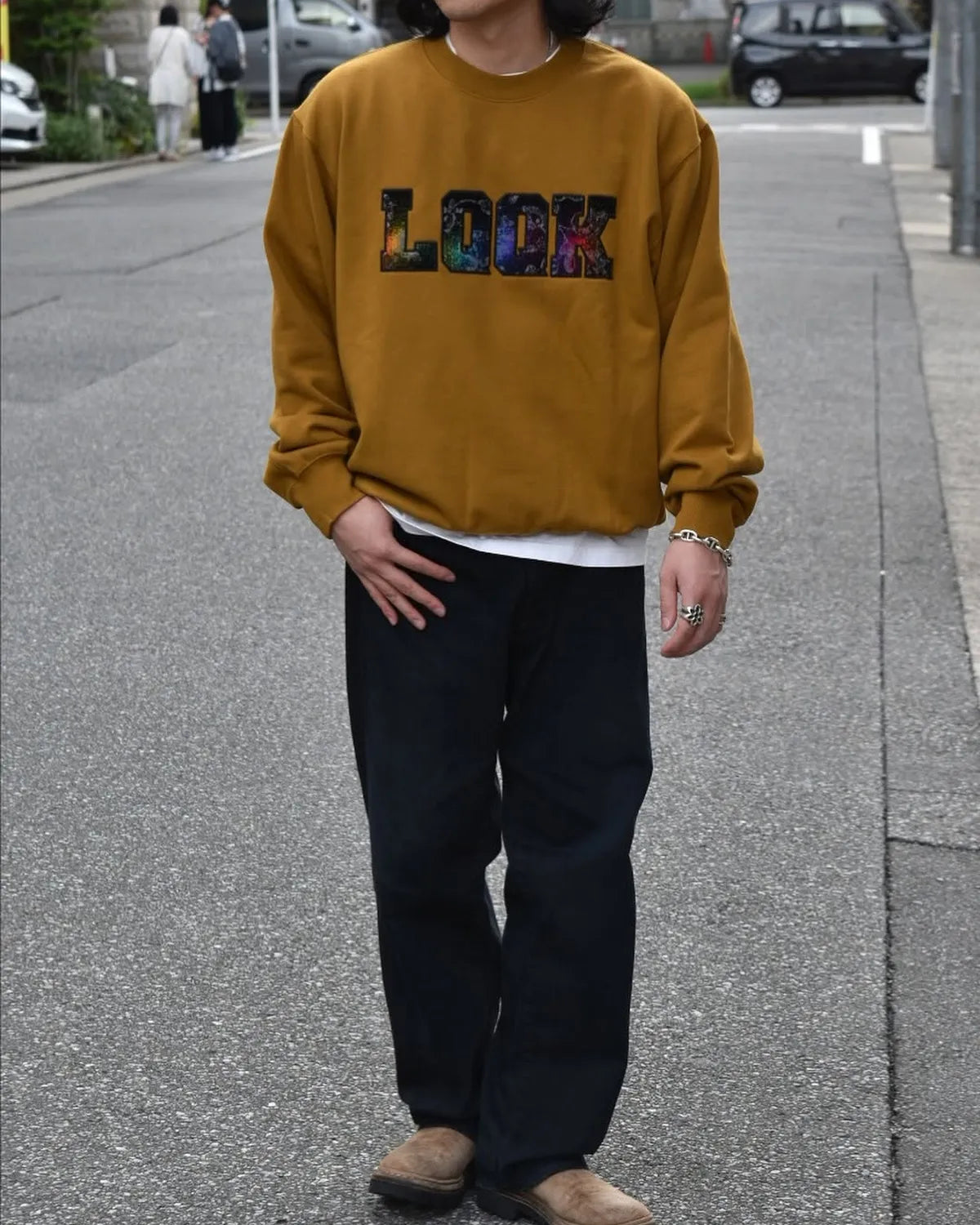LQQK STUDIO / BUS SEAT SWEAT CREWNECK (LQA25SW09)