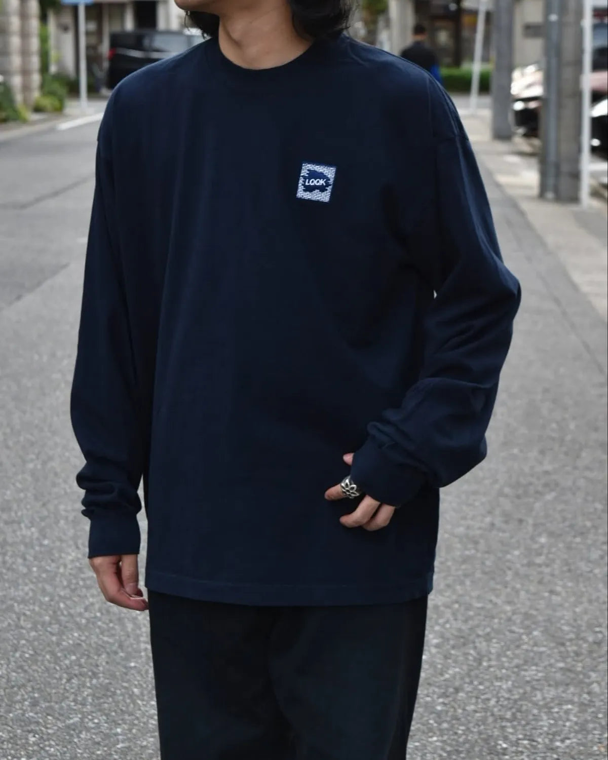 LQQK STUDIO / LONGSLEEVE BRICK LOGO (LQA25LS14)