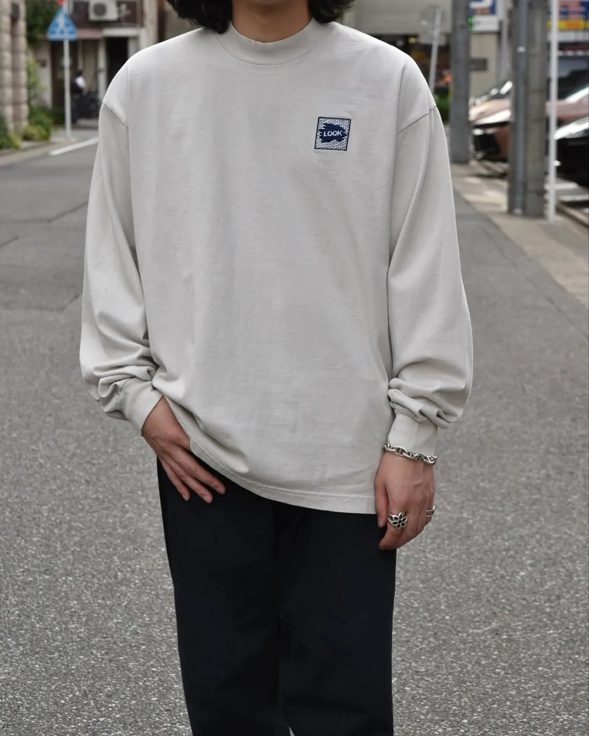 LQQK STUDIO / LONGSLEEVE BRICK LOGO (LQA25LS14)