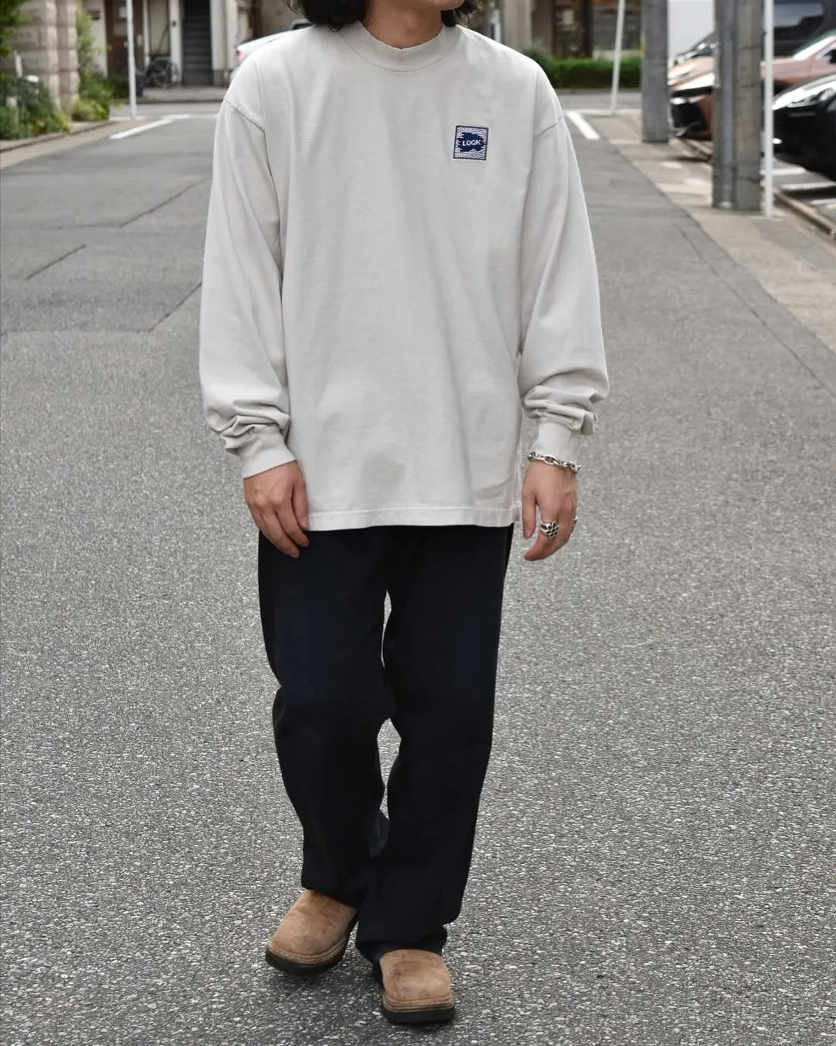 LQQK STUDIO / LONGSLEEVE BRICK LOGO (LQA25LS14)