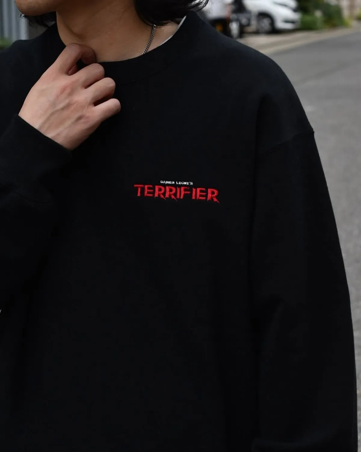 WACKO MARIA × TERRIFIER / HEAVY WEIGHT SWEAT SHIRT -TYPE 4- (TERRIFIER-WM-SS08)