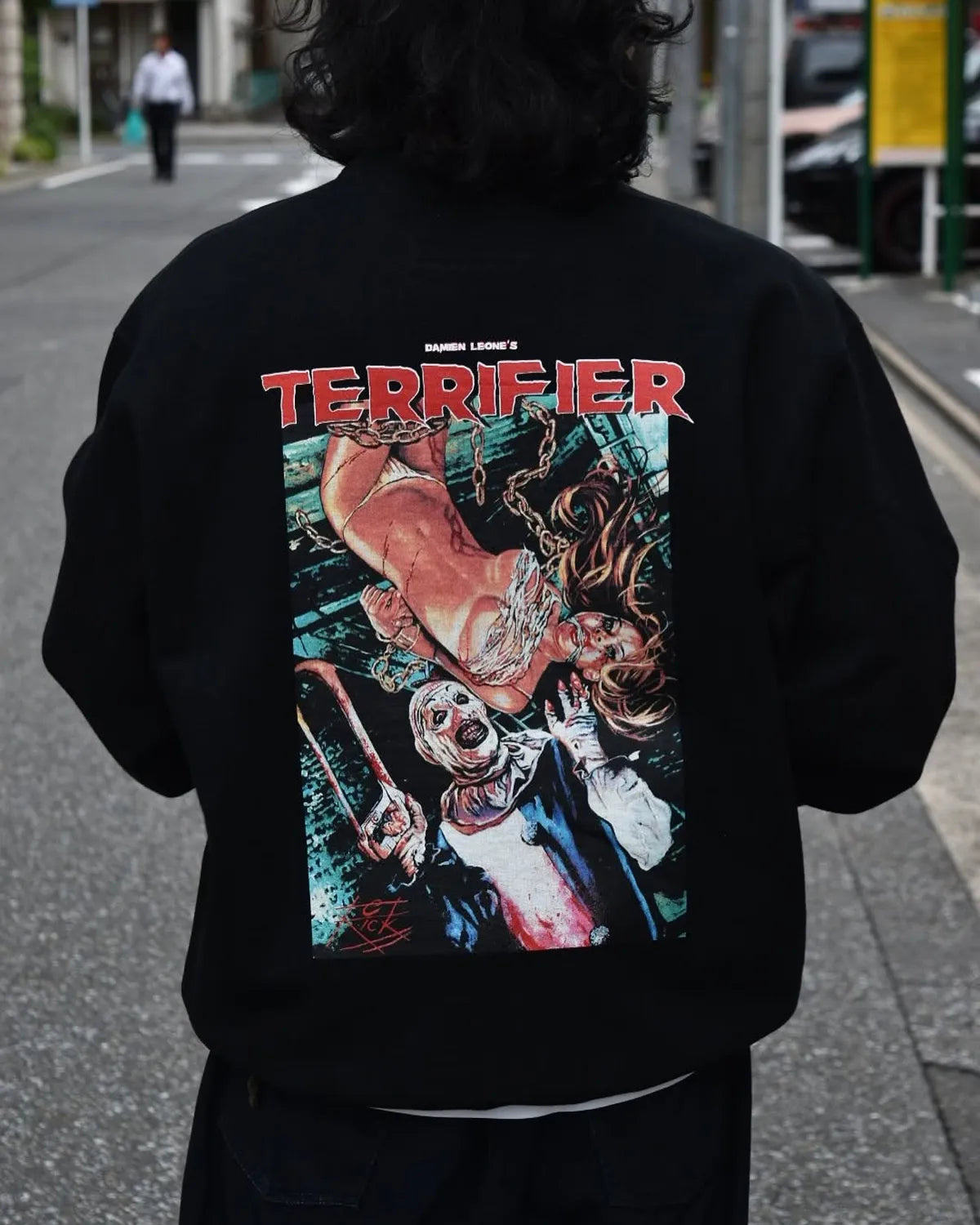 WACKO MARIA × TERRIFIER / HEAVY WEIGHT SWEAT SHIRT -TYPE 1- (TERRIFIER-WM-SS05)