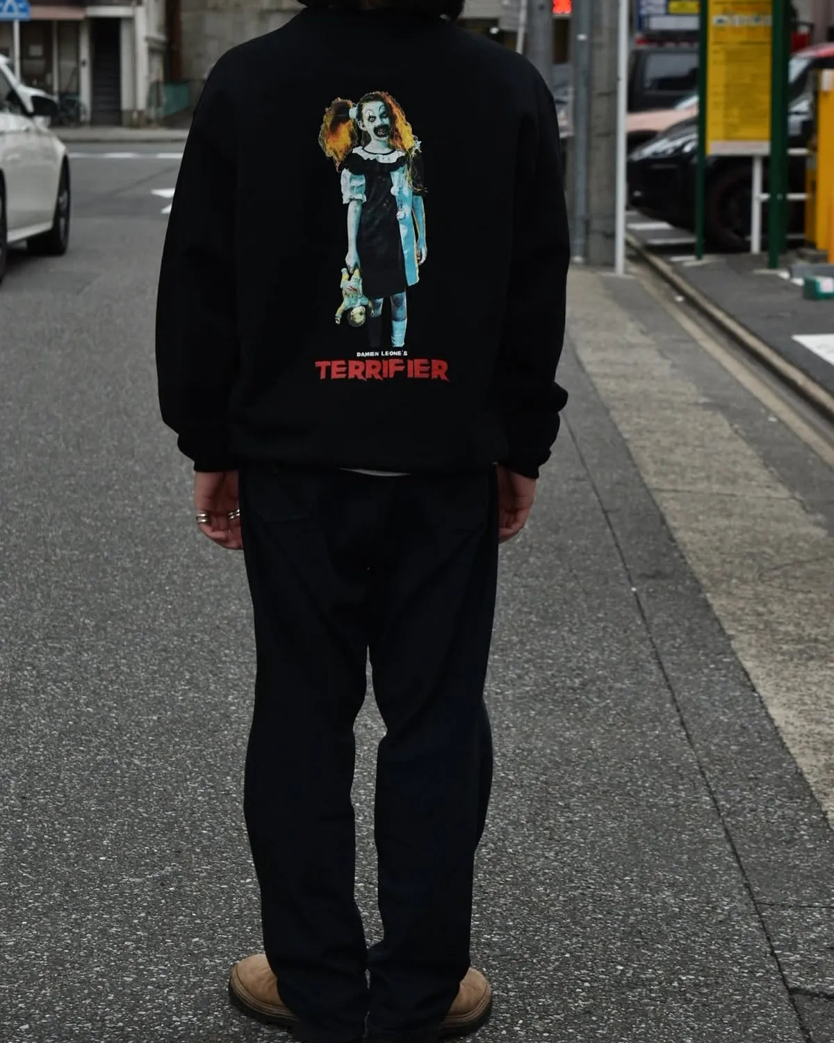 WACKO MARIA × TERRIFIER / HEAVY WEIGHT SWEAT SHIRT -TYPE 4- (TERRIFIER-WM-SS08)