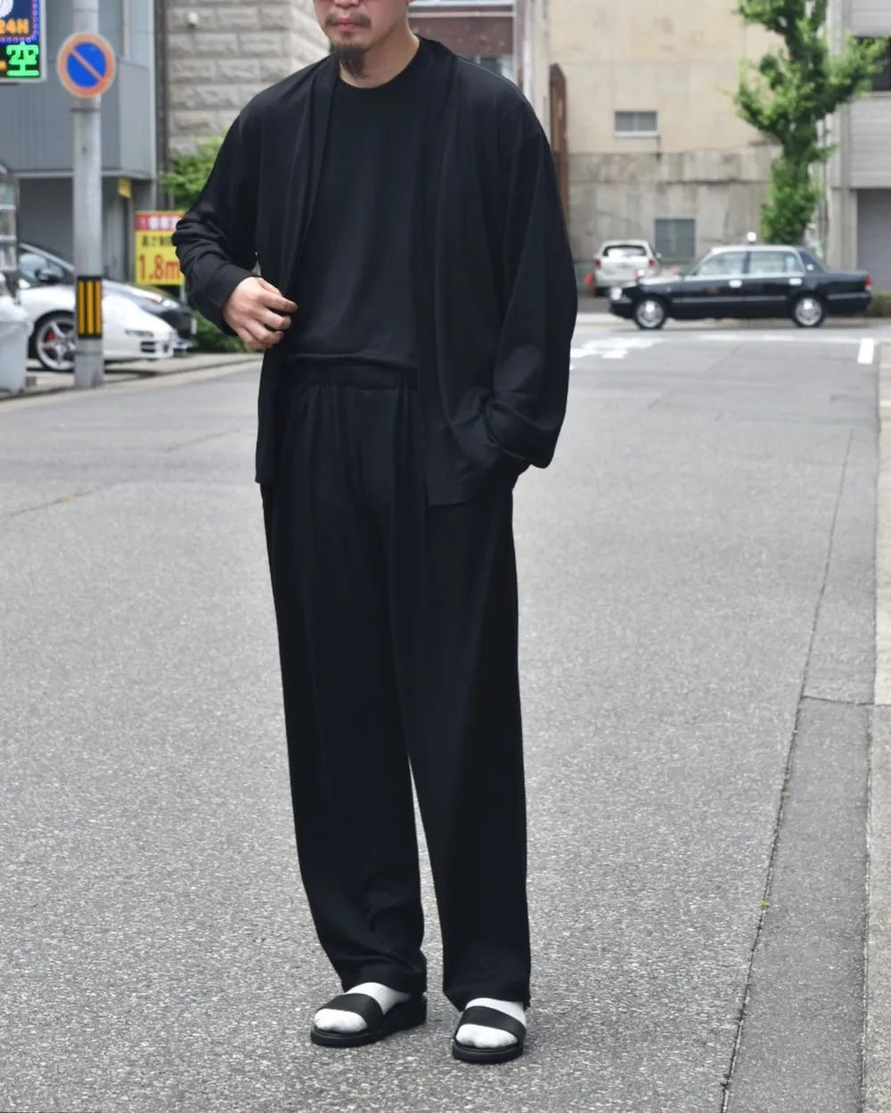 WRAPINKNOT /  Wide tapered Pants (WJ524-MCS13)