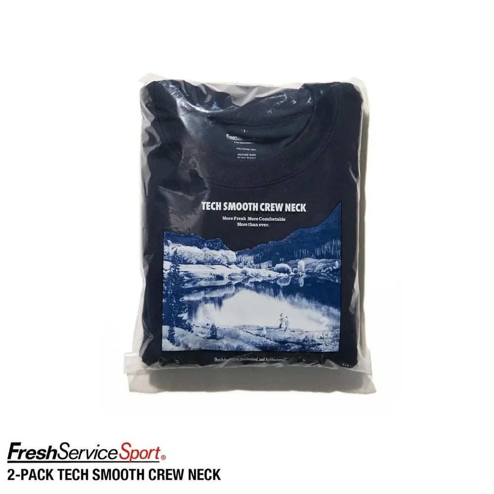 FreshServiceSport®︎ / 2-PACK TECH SMOOTH CREW NECK (FSS241-70160B)