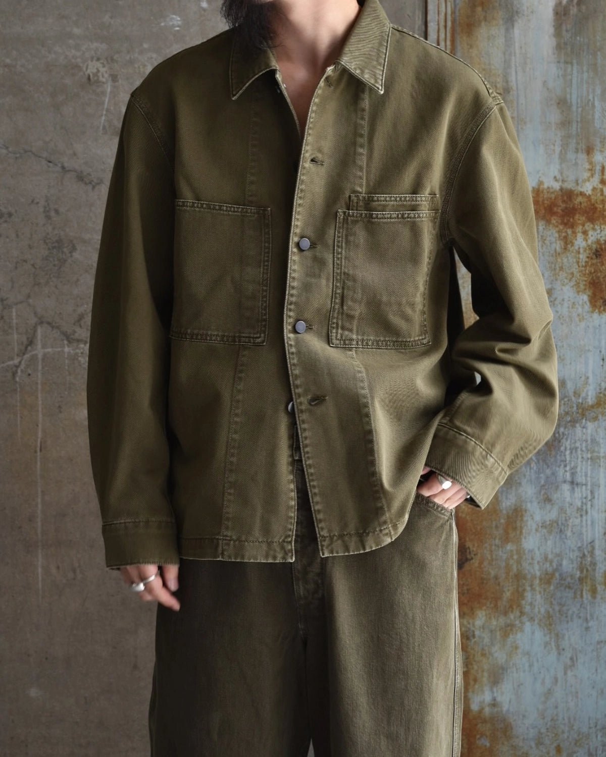 LEMAIRE / WORKWEAR OVERSHIRT (OV1024 LD1063)