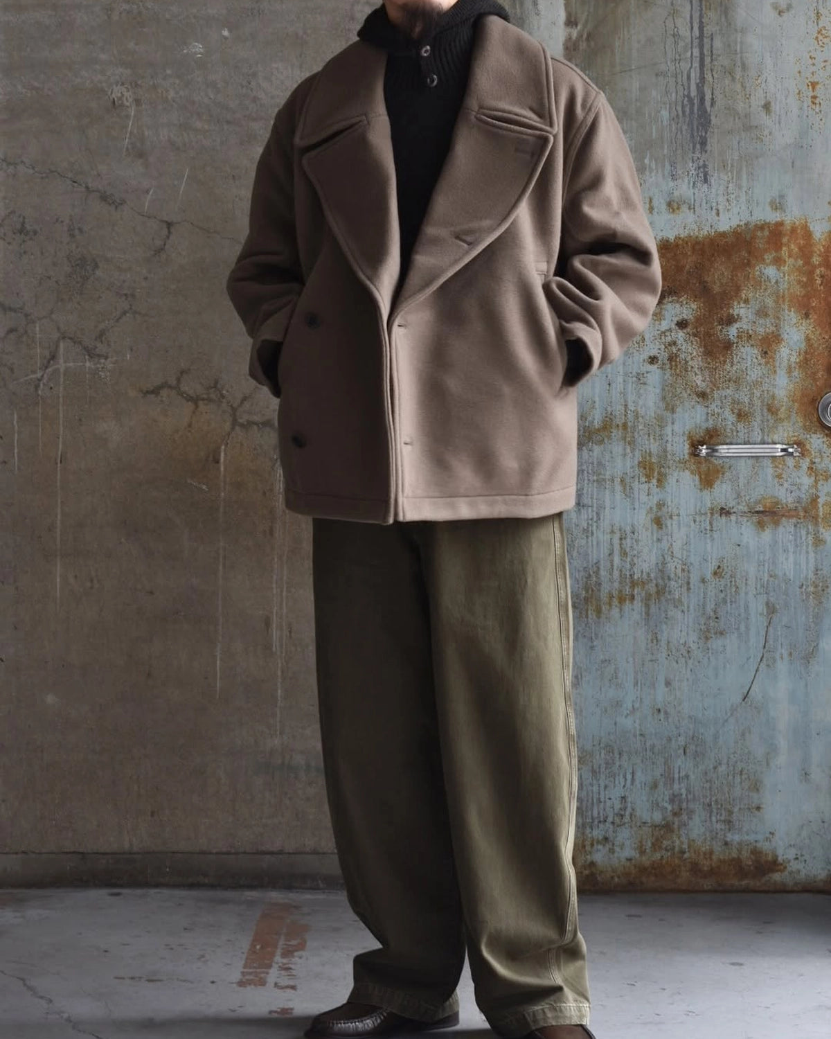 LEMAIRE / BOXY PEACOAT (CO1131 LF1116)