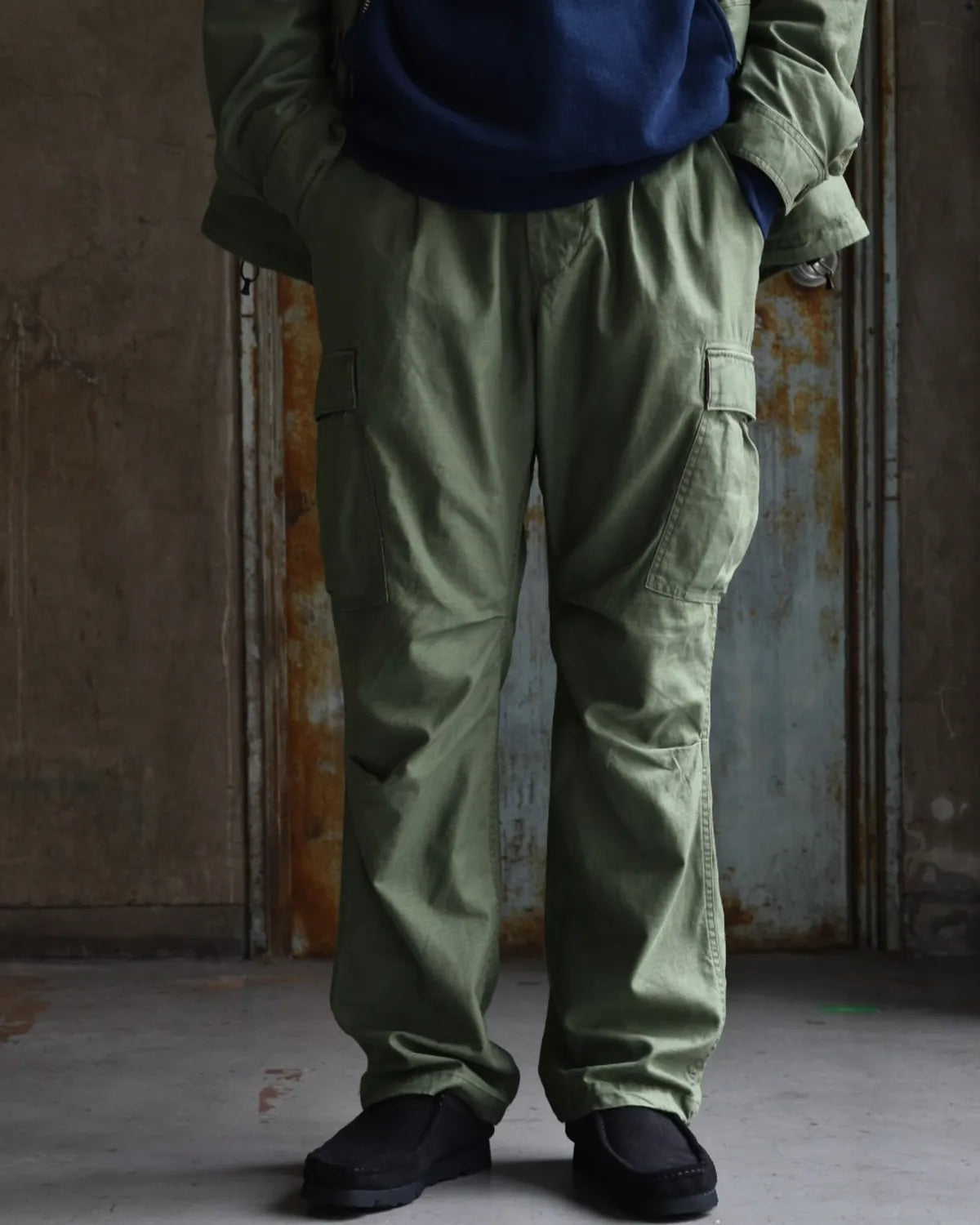 NONNATIVE / TROOPER 6P TROUSERS COTTON BACKSATIN PIGMENT DYE (NN-P4723)