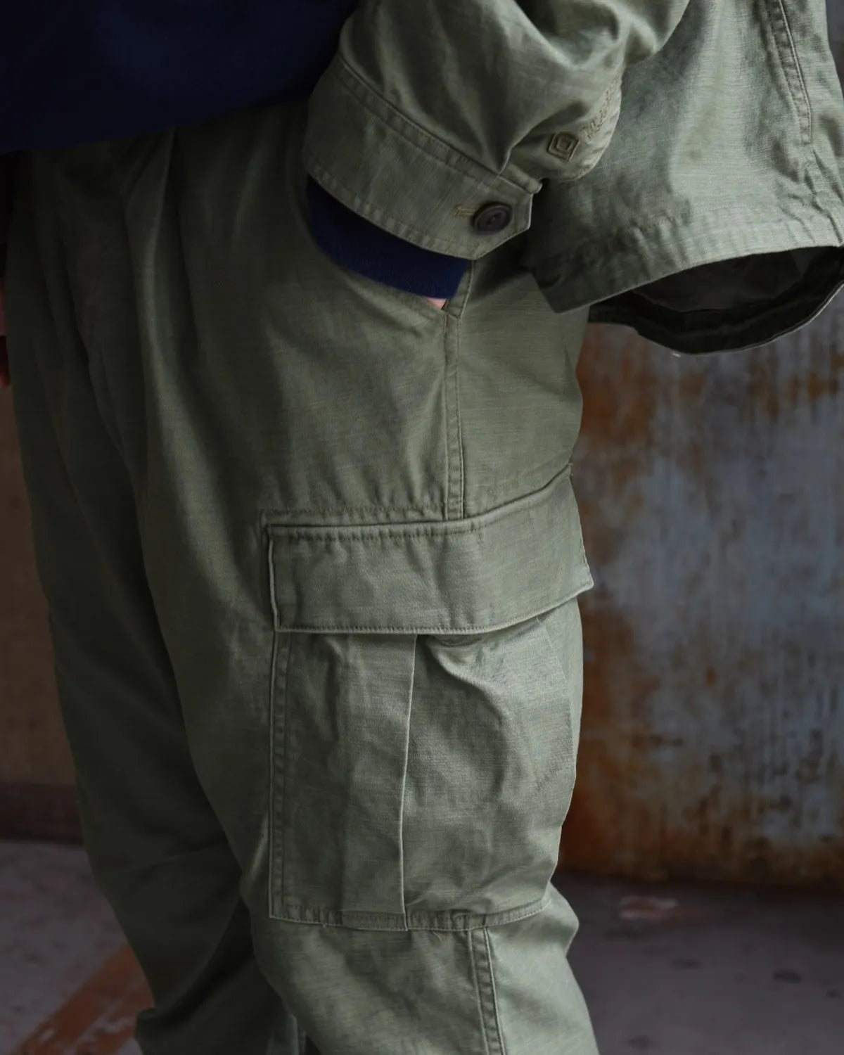 NONNATIVE / TROOPER 6P TROUSERS COTTON BACKSATIN PIGMENT DYE (NN-P4723)