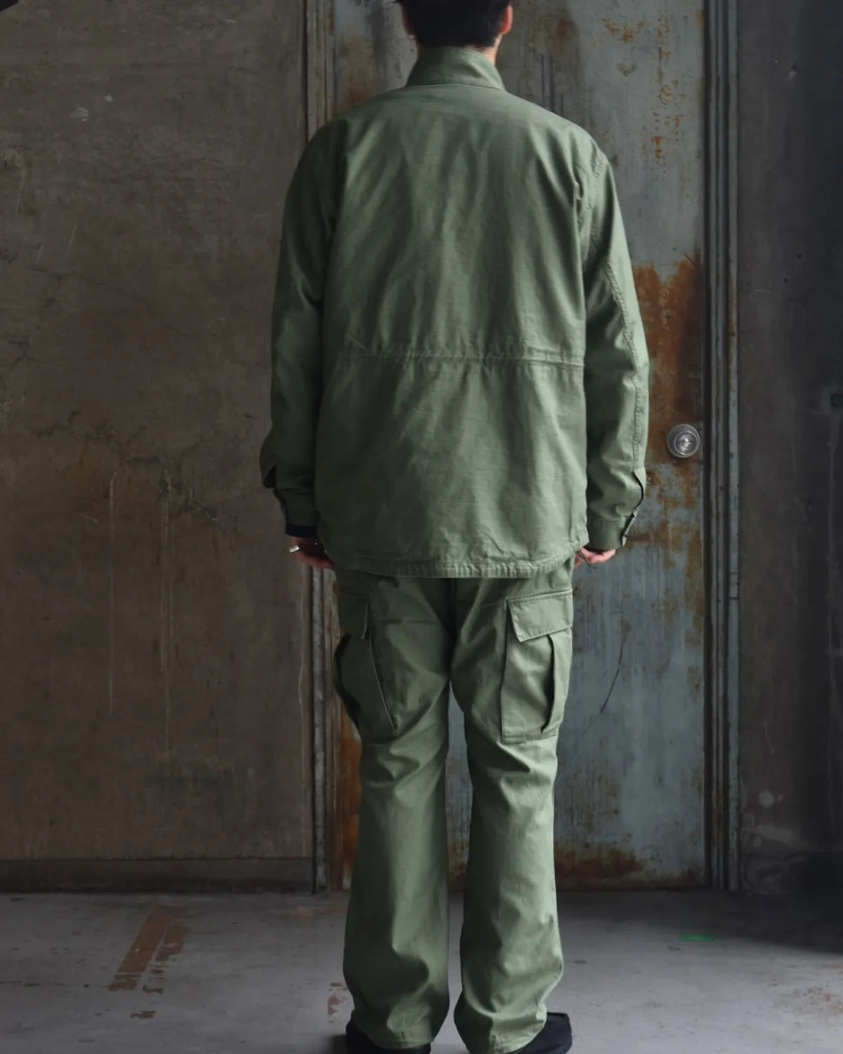 NONNATIVE / TROOPER 6P TROUSERS COTTON BACKSATIN PIGMENT DYE (NN-P4723)