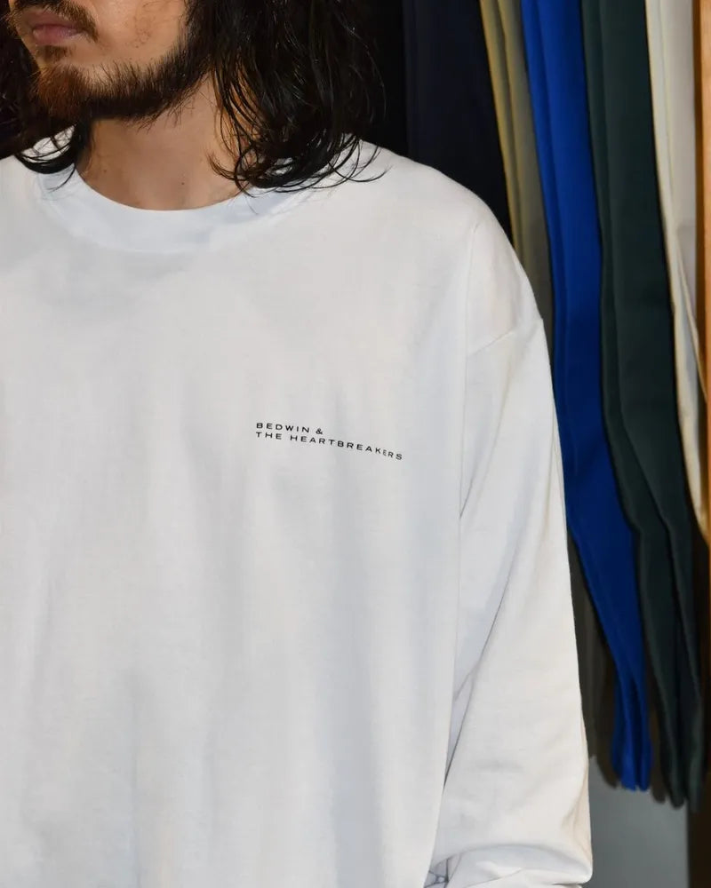 BEDWIN & THE HEARTBREAKERS / L/S PRINTED TEE "EDWARD" (24AB2191)