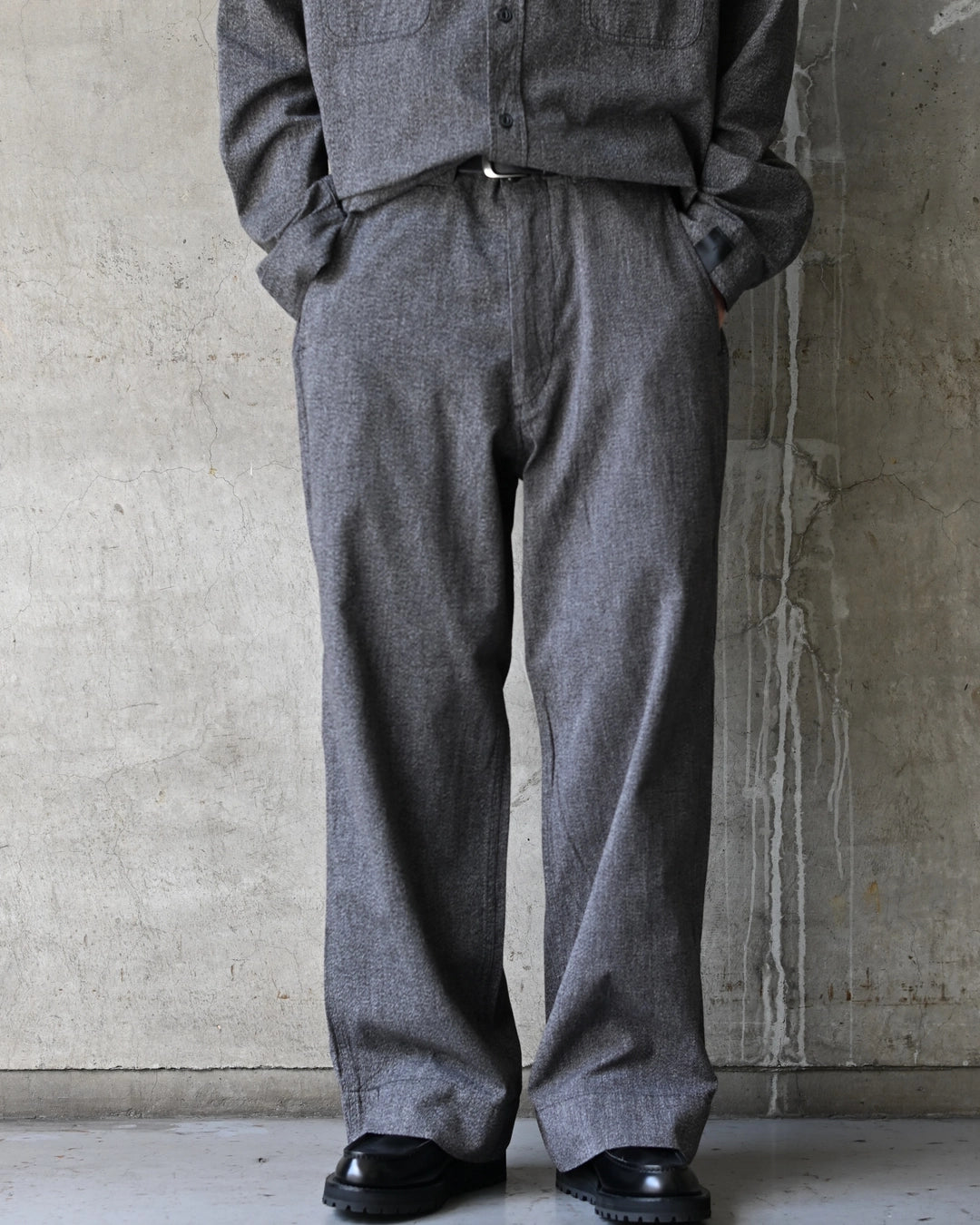 N.HOOLYWOOD COMPILE × BIG MAC /  BLACK CHAMBRAY WORK PANTS (2262-PT60-026)