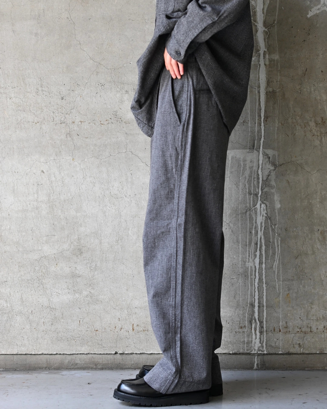 N.HOOLYWOOD COMPILE × BIG MAC /  BLACK CHAMBRAY WORK PANTS (2262-PT60-026)