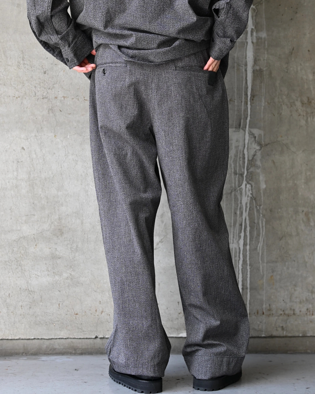 N.HOOLYWOOD COMPILE × BIG MAC /  BLACK CHAMBRAY WORK PANTS (2262-PT60-026)