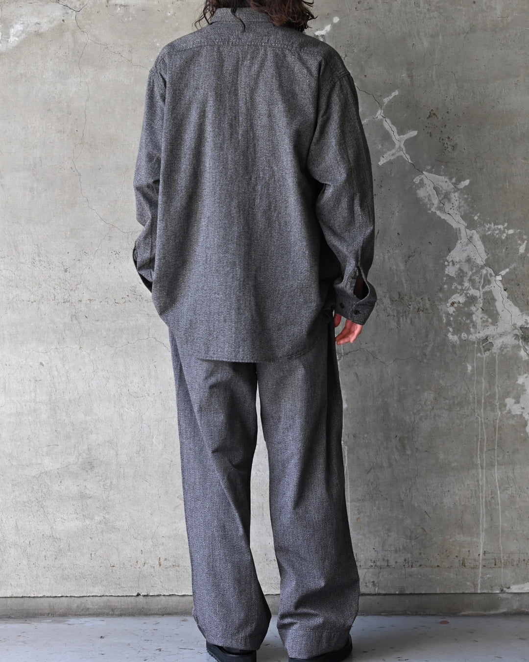 N.HOOLYWOOD COMPILE × BIG MAC /  BLACK CHAMBRAY WORK PANTS (2262-PT60-026)