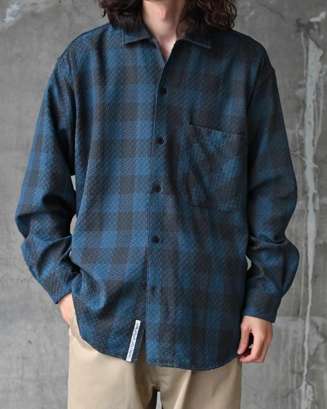 nanamica / OOAL Block Check Jacquard Shirt (S26FG017)