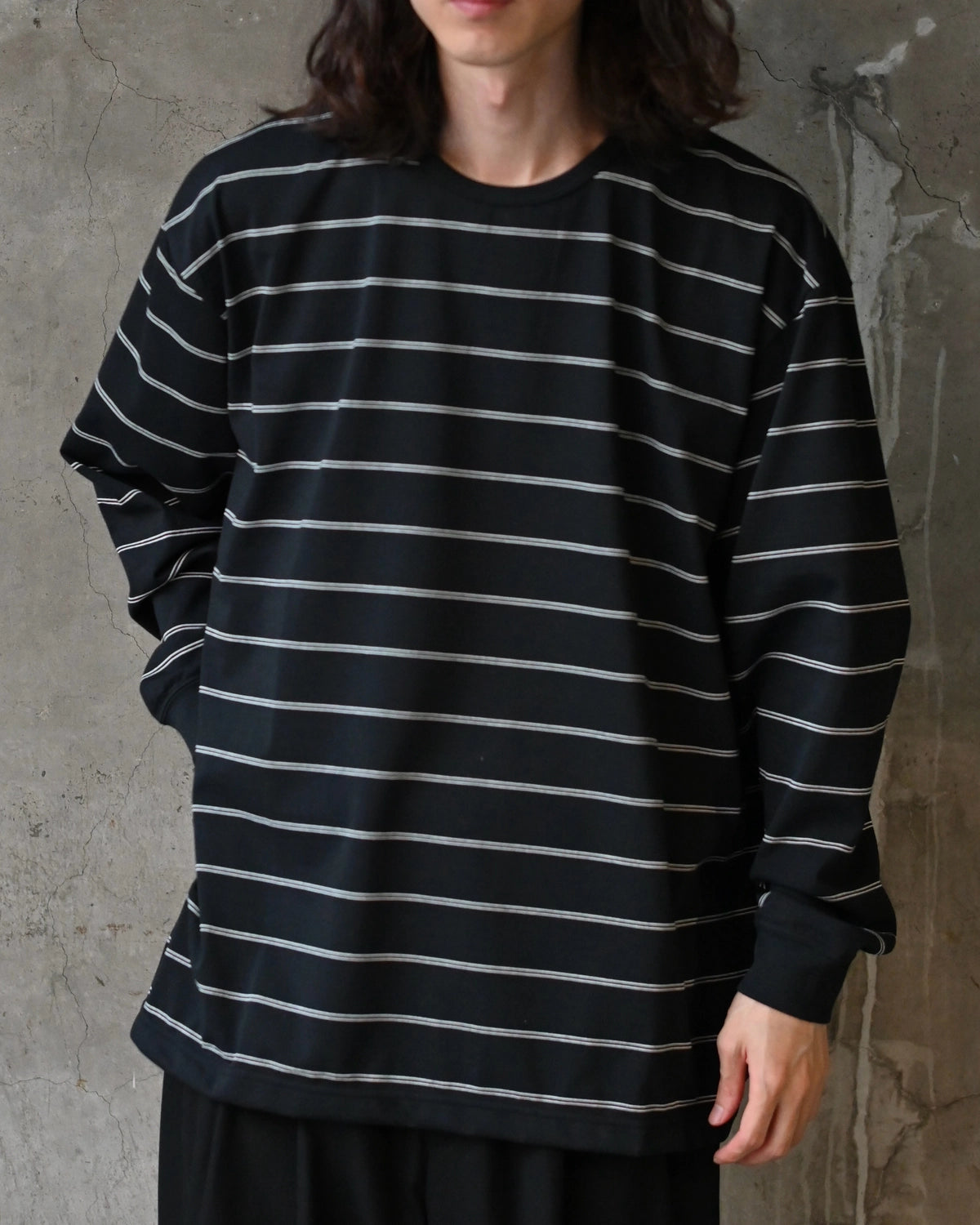 COOTIE PRODUCTIONS / Dry Tech Jersey Border L/S Tee (CTE-26S350)