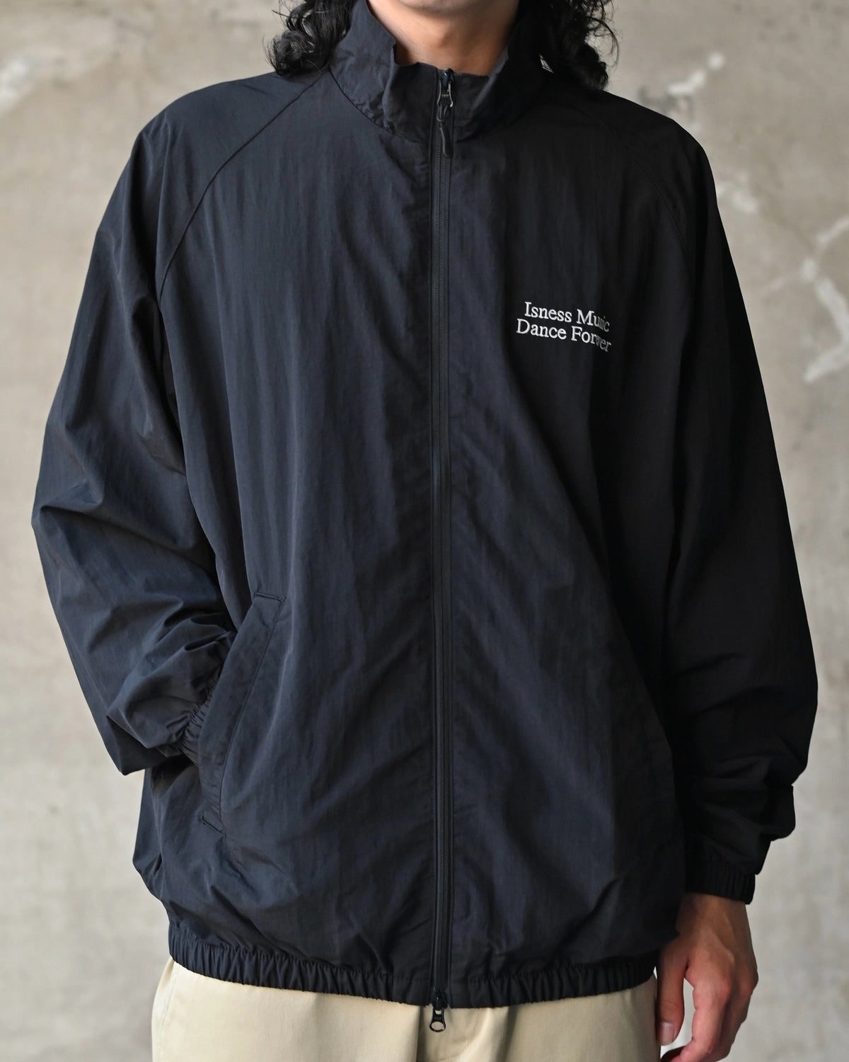 ISNESS MUSIC / DF EMBROIDERY TRACK JACKET (IMP8_35_DFJK01)