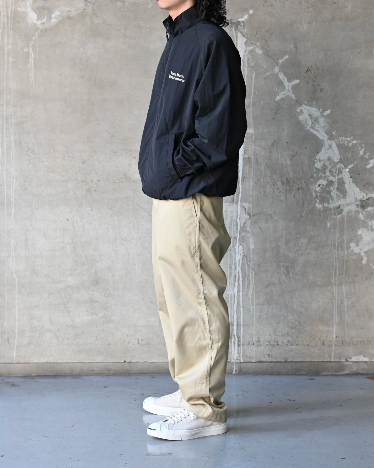 ISNESS MUSIC / DF EMBROIDERY TRACK JACKET (IMP8_35_DFJK01)