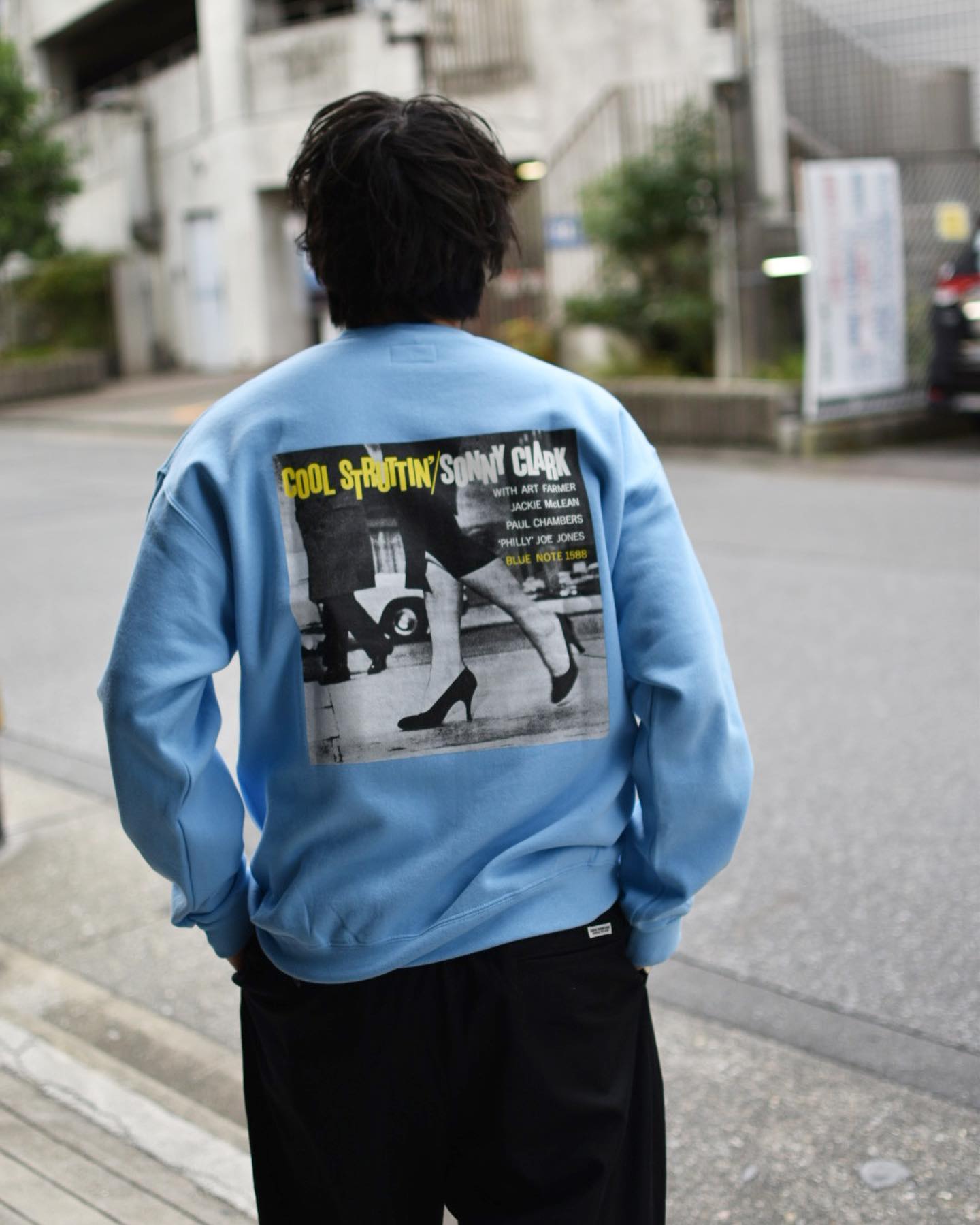 WACKO MARIA / × BLUE NOTE CREW NECK SWEAT SHIRT (TYPE-2)