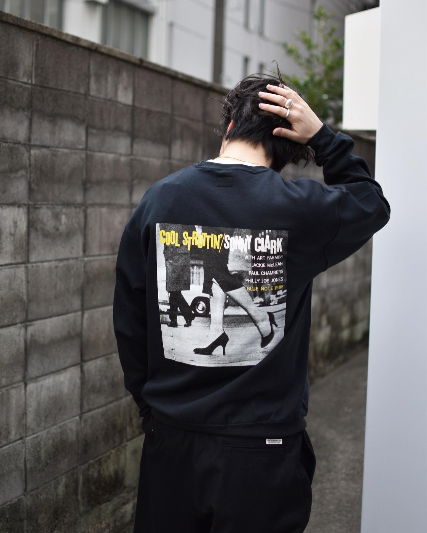 WACKO MARIA / × BLUE NOTE CREW NECK SWEAT SHIRT (TYPE-2)