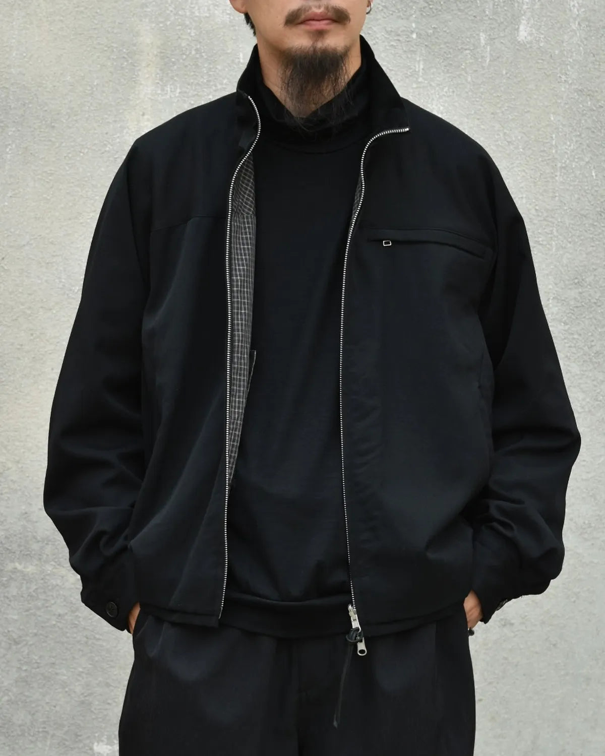 NTN / REVERSIBLE ZIP UP BLOUSON (N005-031113)