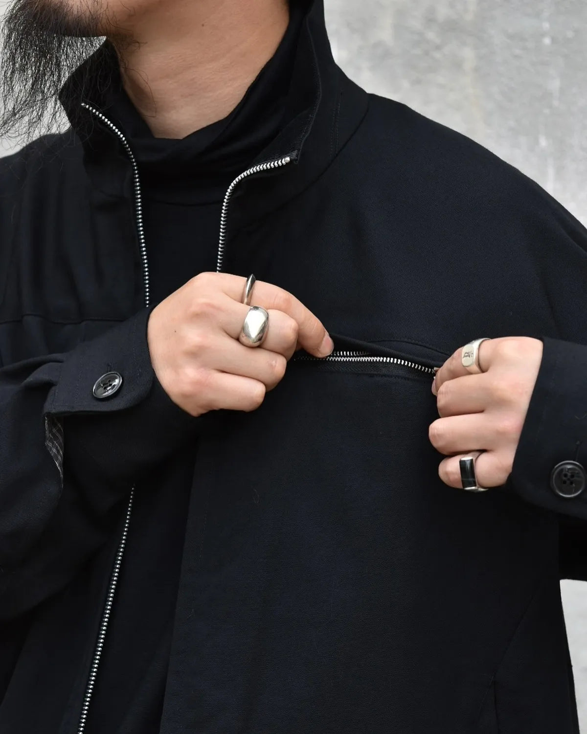 NTN / REVERSIBLE ZIP UP BLOUSON (N005-031113)