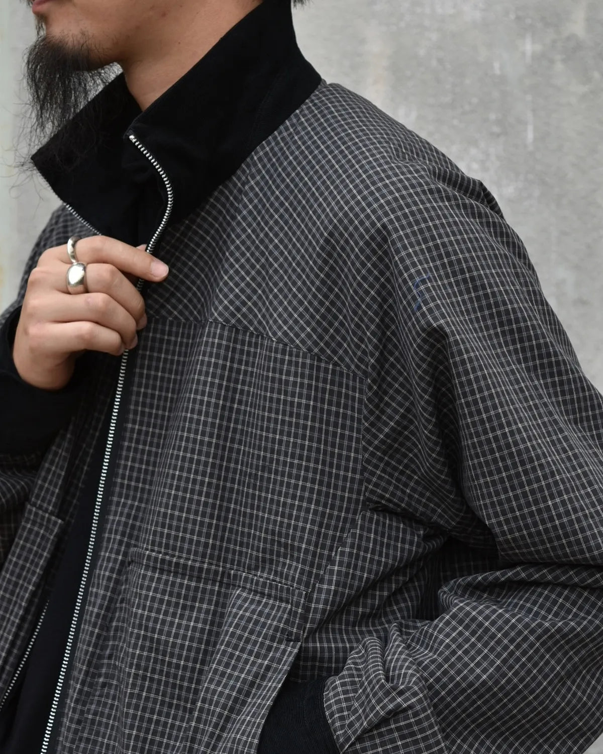 NTN / REVERSIBLE ZIP UP BLOUSON (N005-031113)