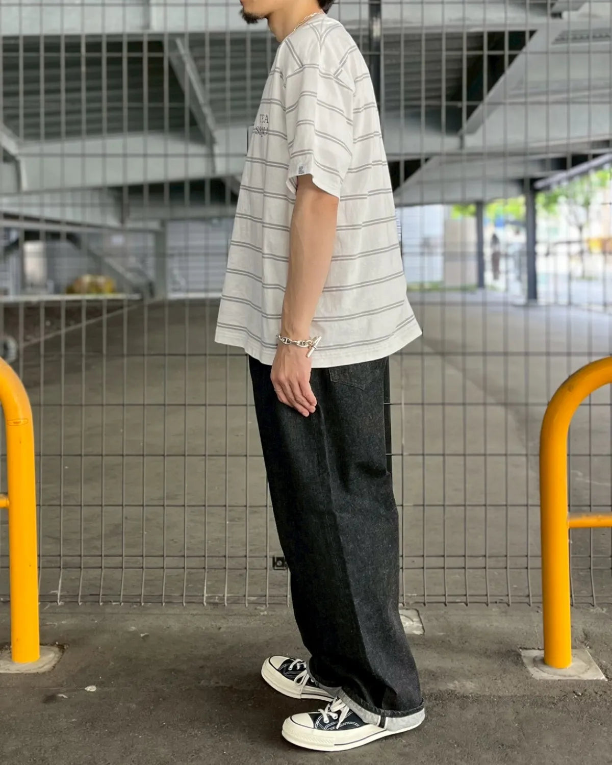 SEQUEL / BORDER T-SHIRT (SQ-26SS-CS-03)