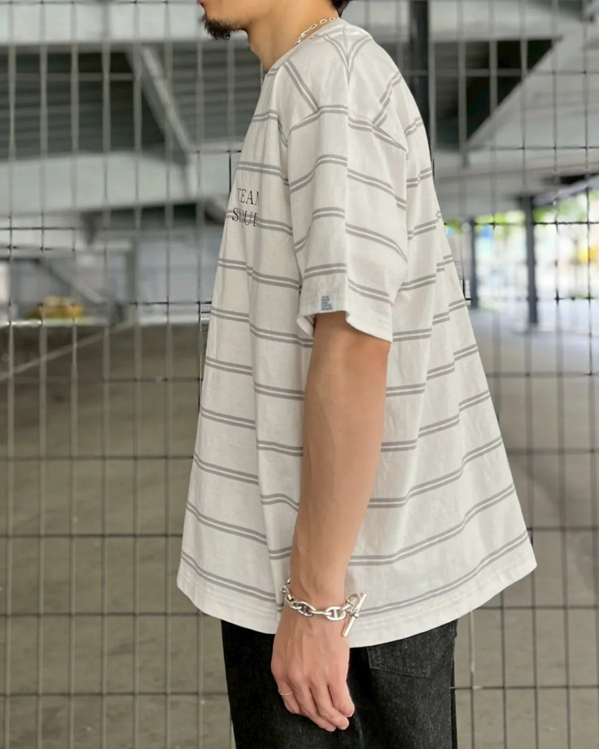 SEQUEL / BORDER T-SHIRT (SQ-26SS-CS-03)