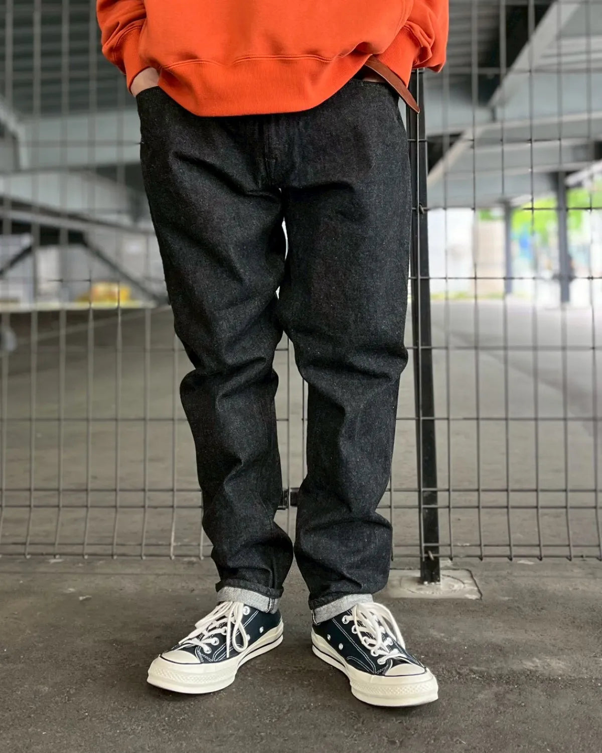 SEQUEL Fragment DENIM PANTS デニム パンツ SEQUEL×FRAGMENT DESIGN ダメージデニムパンツ インディゴ サイズ L