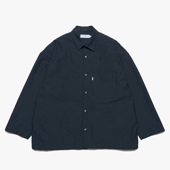 Graphpaper / Ripple Jersey L/S Oversized Box Shirt