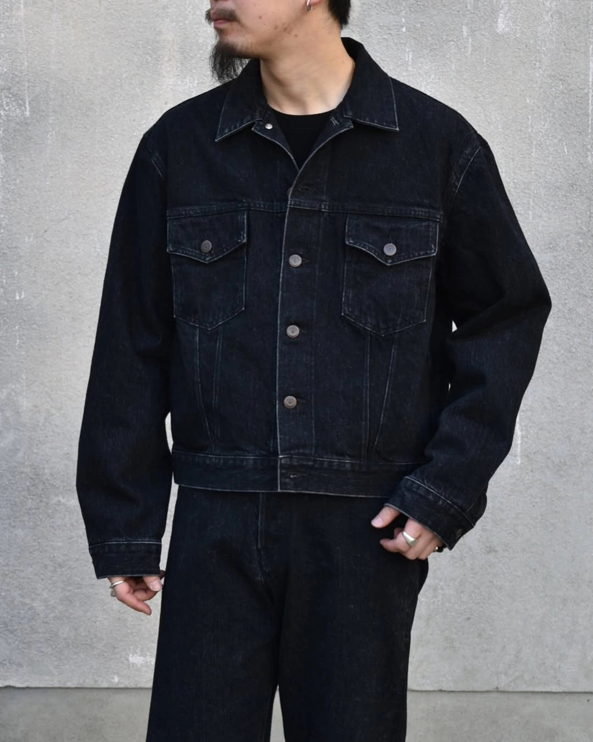 CEIVE / DENIM TRUCKER JACKET (J001-01)