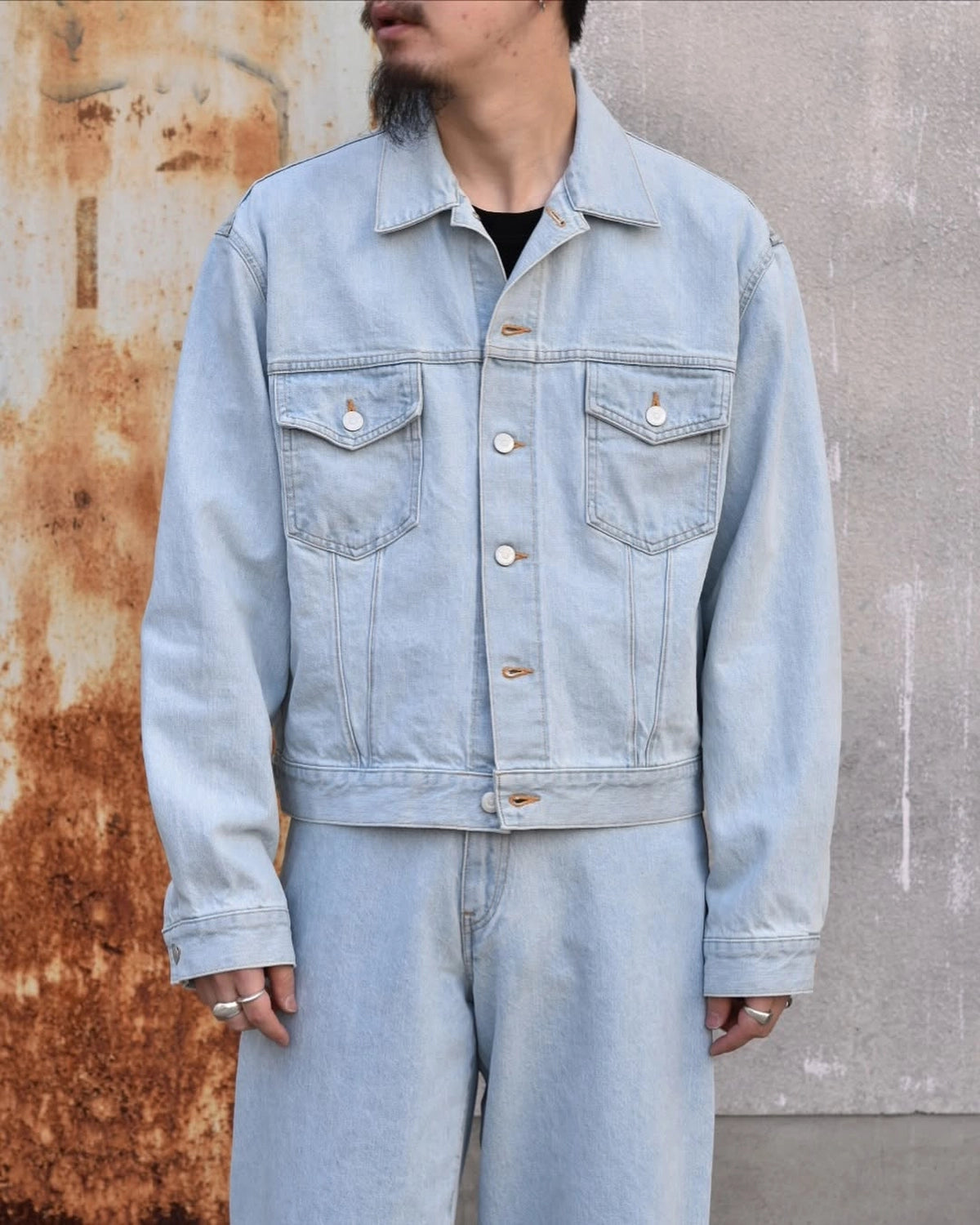 CEIVE / DENIM TRUCKER JACKET (J001-01)