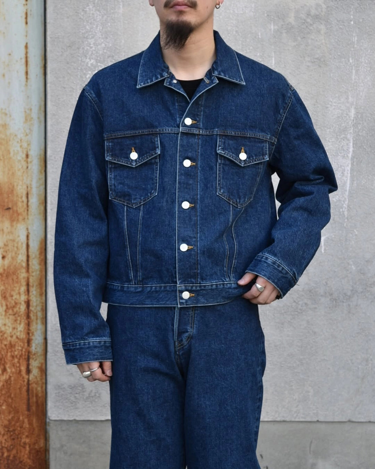 CEIVE / DENIM TRUCKER JACKET (J001-01)