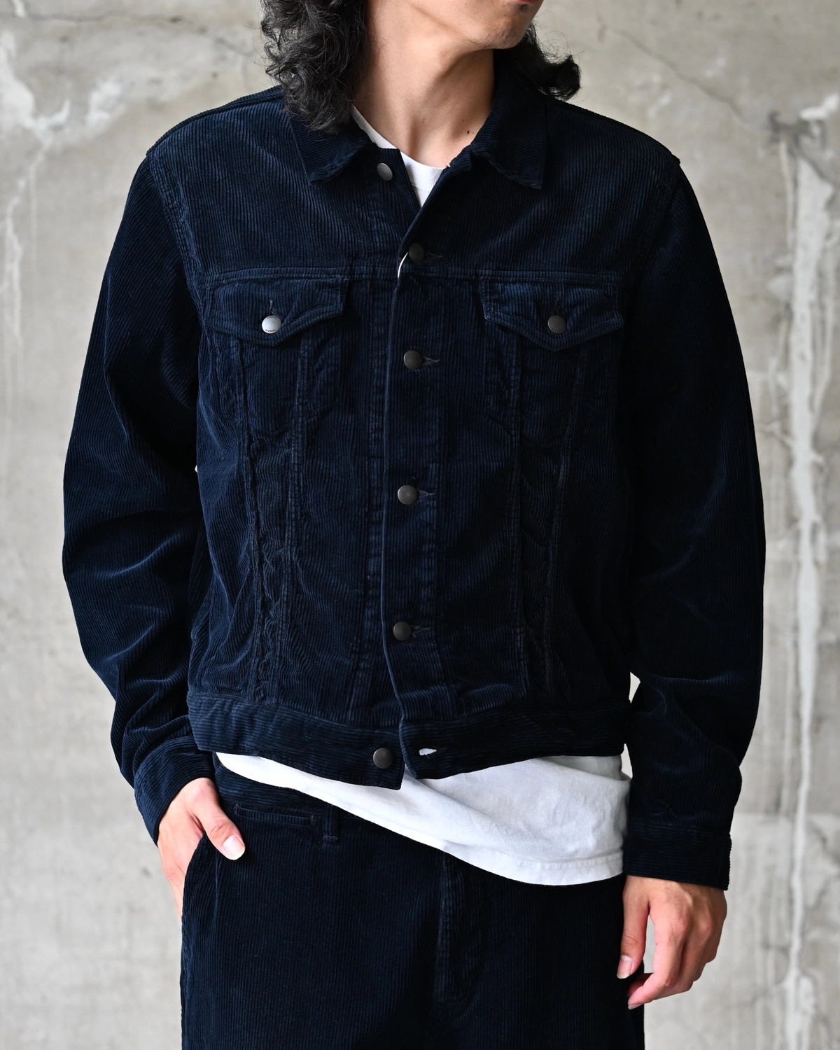 vowels / Corduroy Trucker Jacket (VO-26AW-OW060)