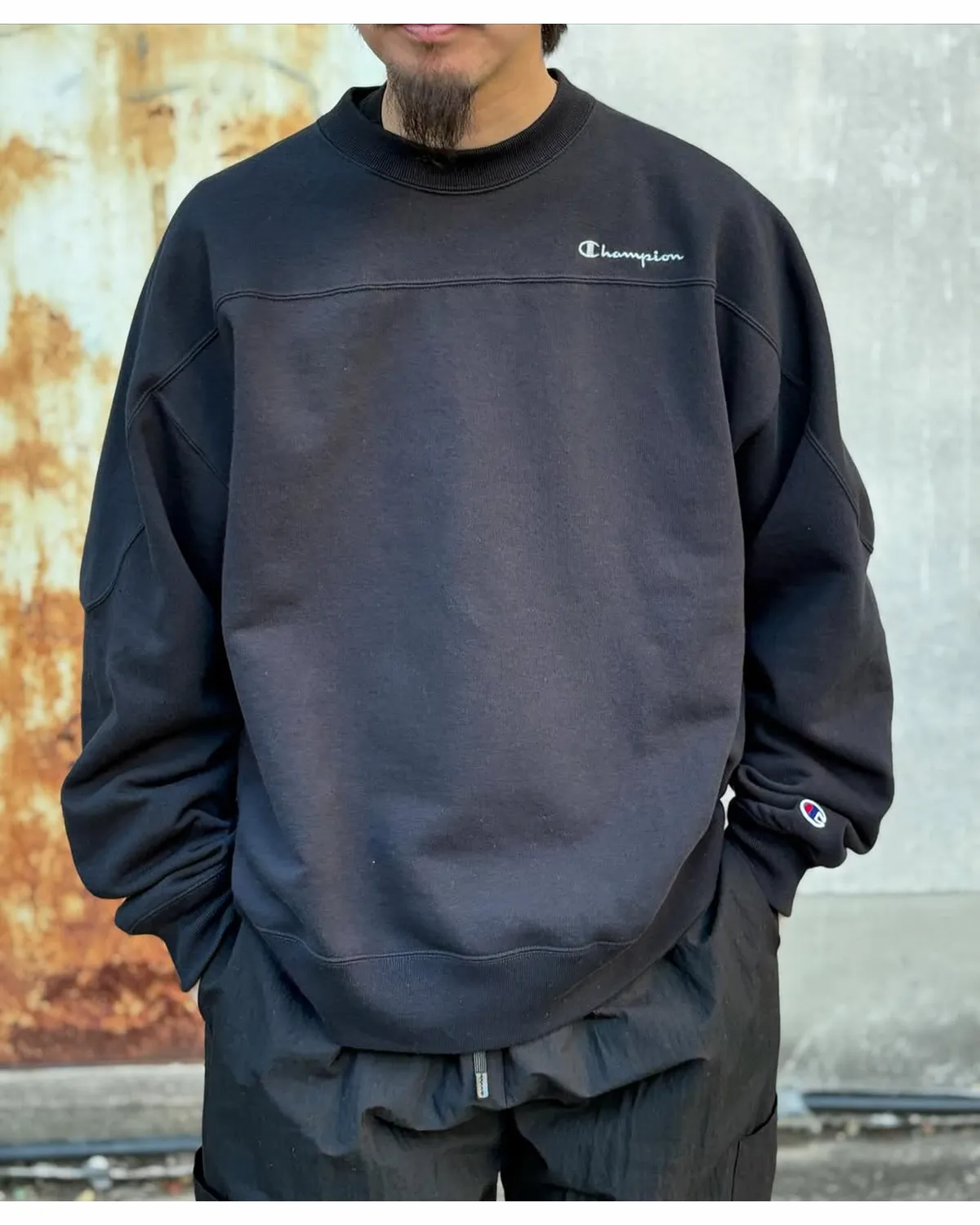 N.HOOLYWOOD × Champion / CREW NECK SWEATSHIRTS (C8-B023)