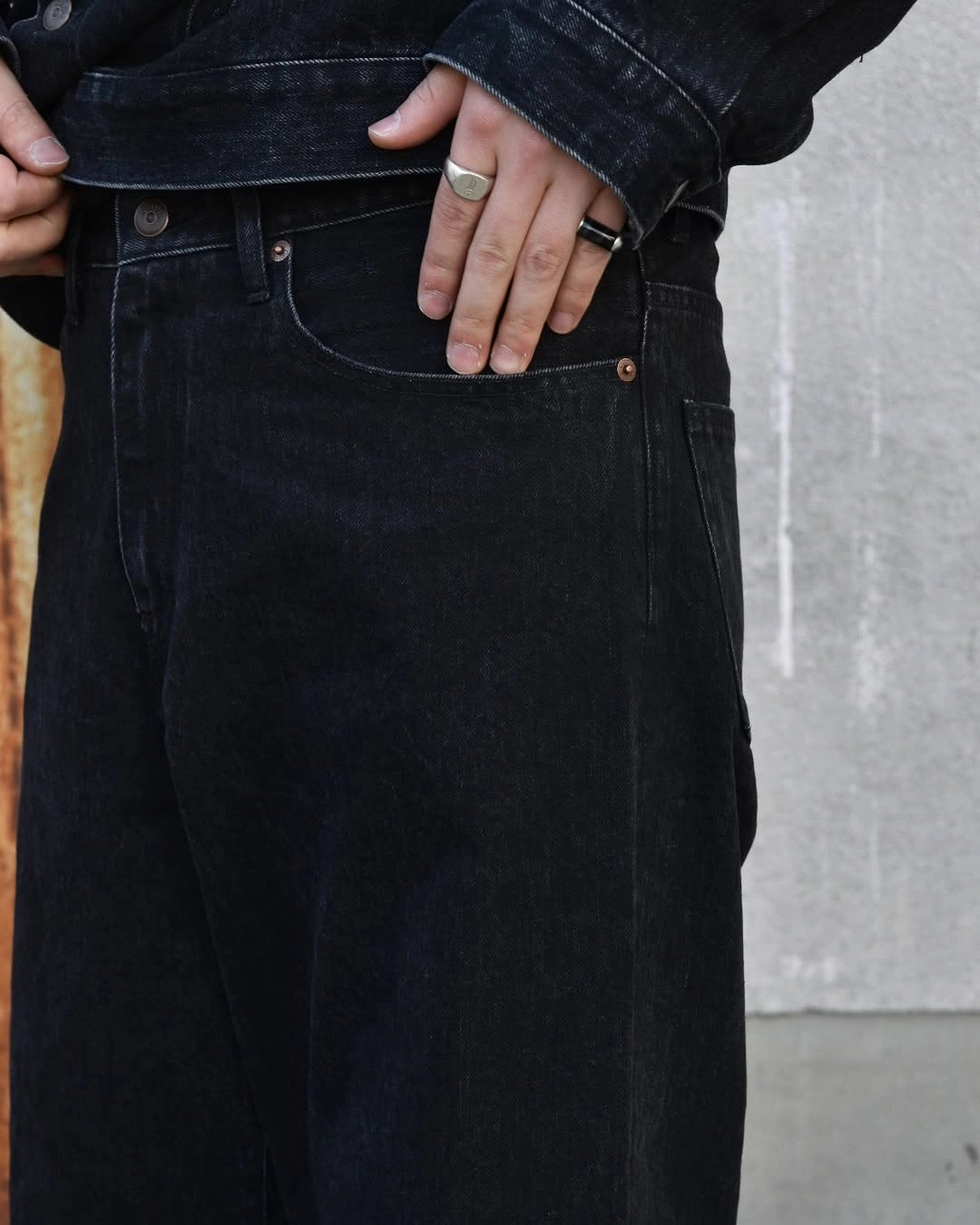 CEIVE / DENIM PANTS -WIDE FIT (P003-01)