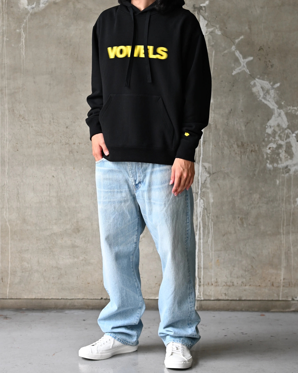 vowels / Blur Hoodie (VO-26AW-H011)