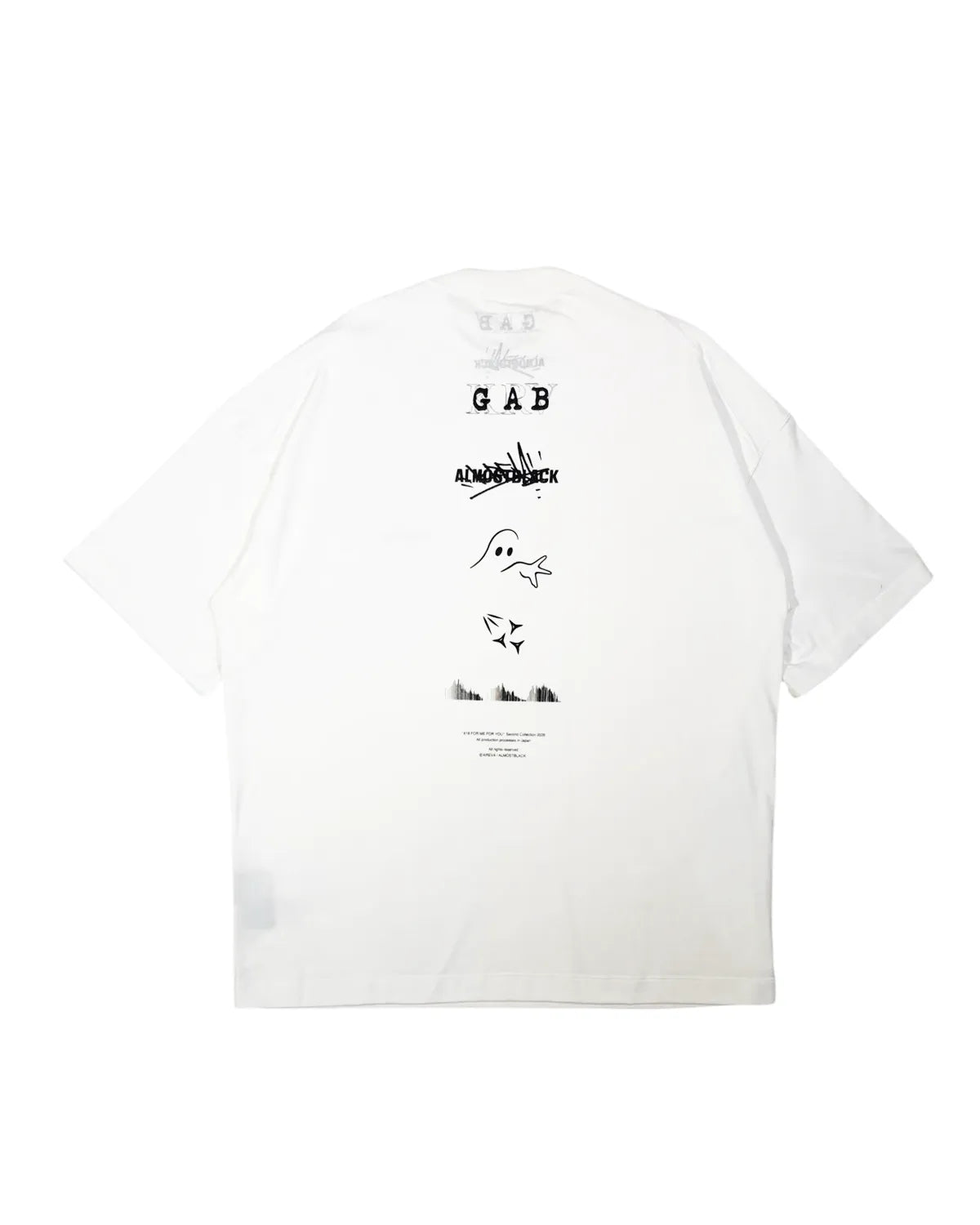 GHOST ALMOSTBLACK × KREVE / SS TEE (KRVGAB-C-5)