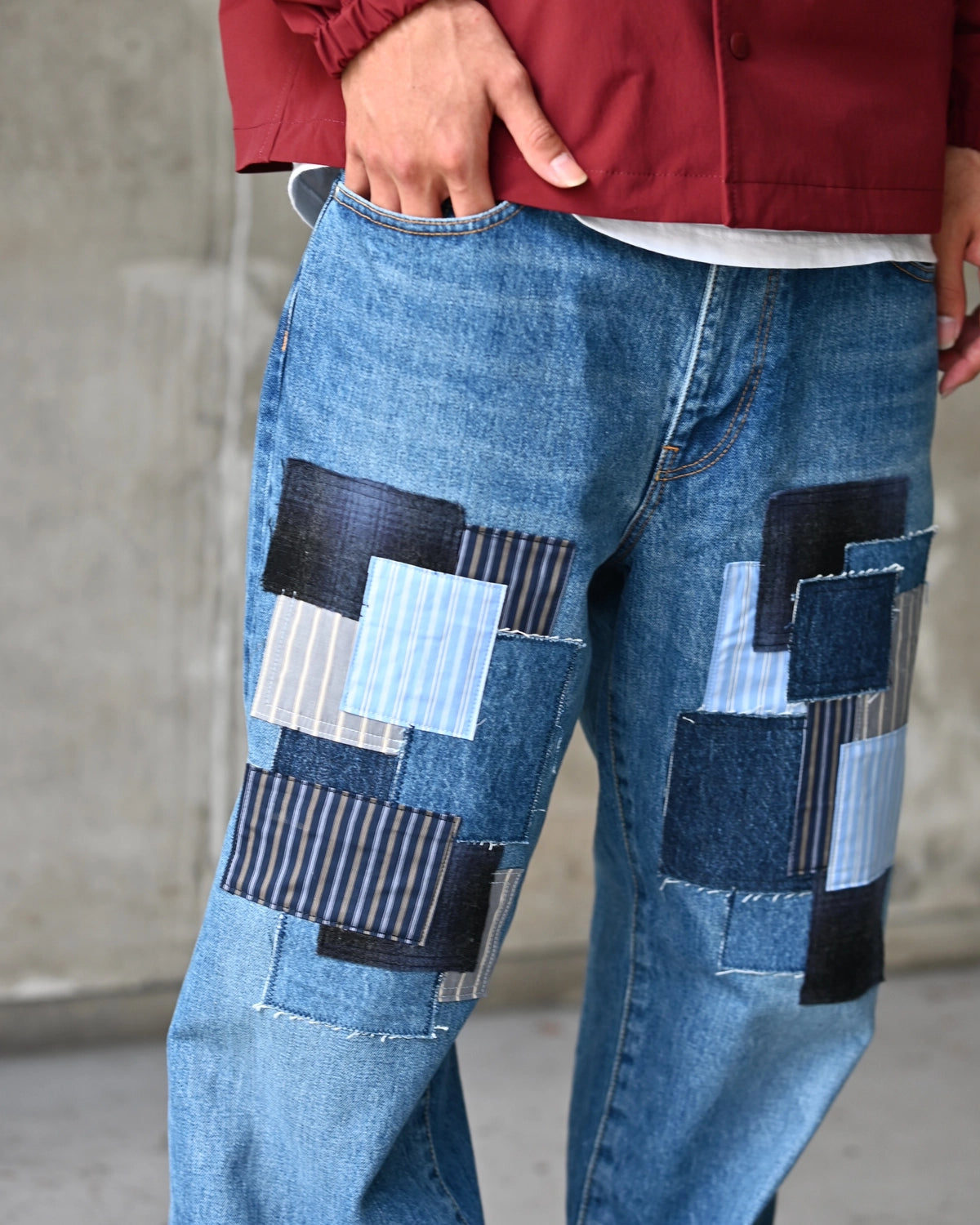 vowels / Baggy Denim (V-26AW-PT041-102)