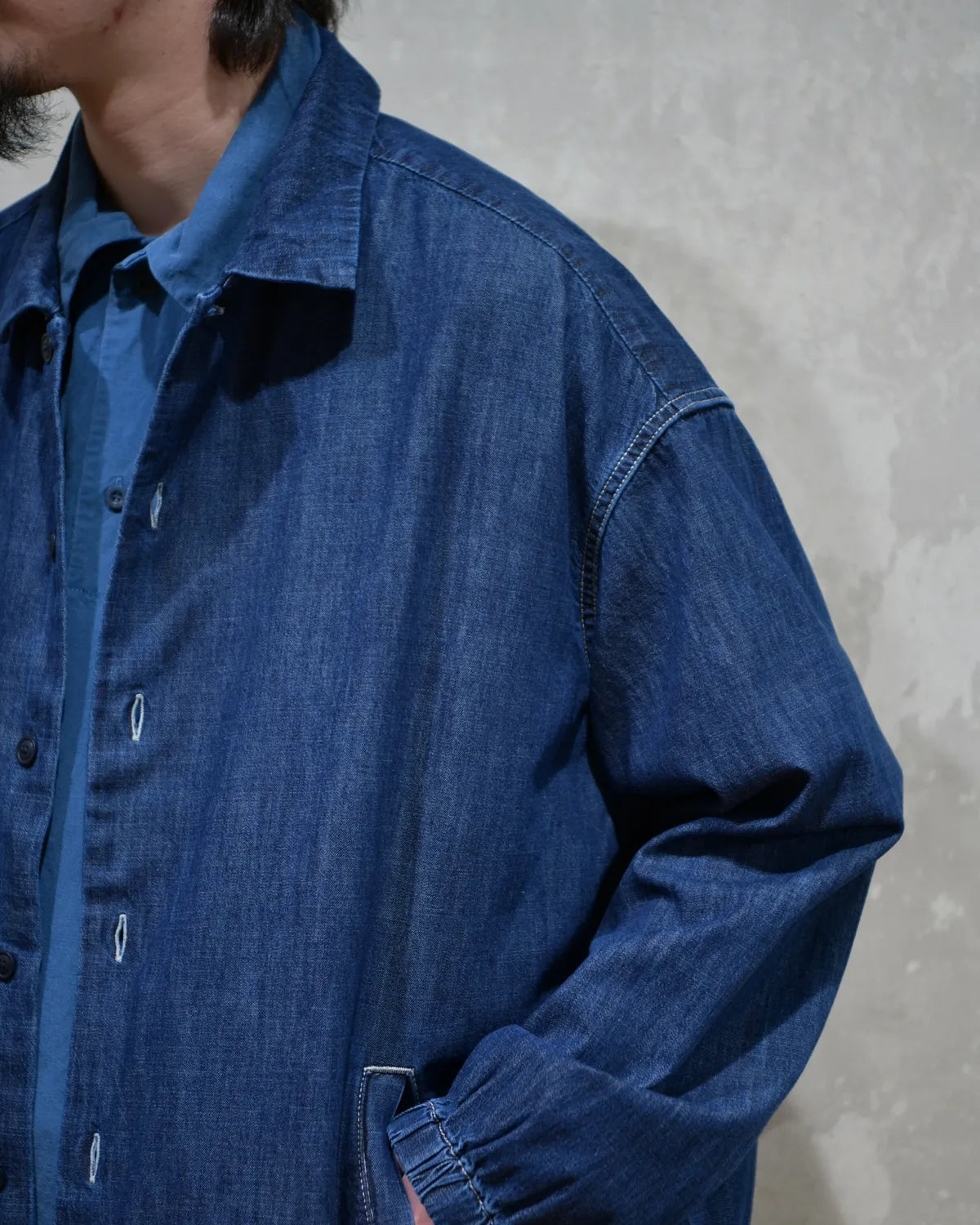 CASEY CASEY / EUDES DENIM SHIRT (26HC317)