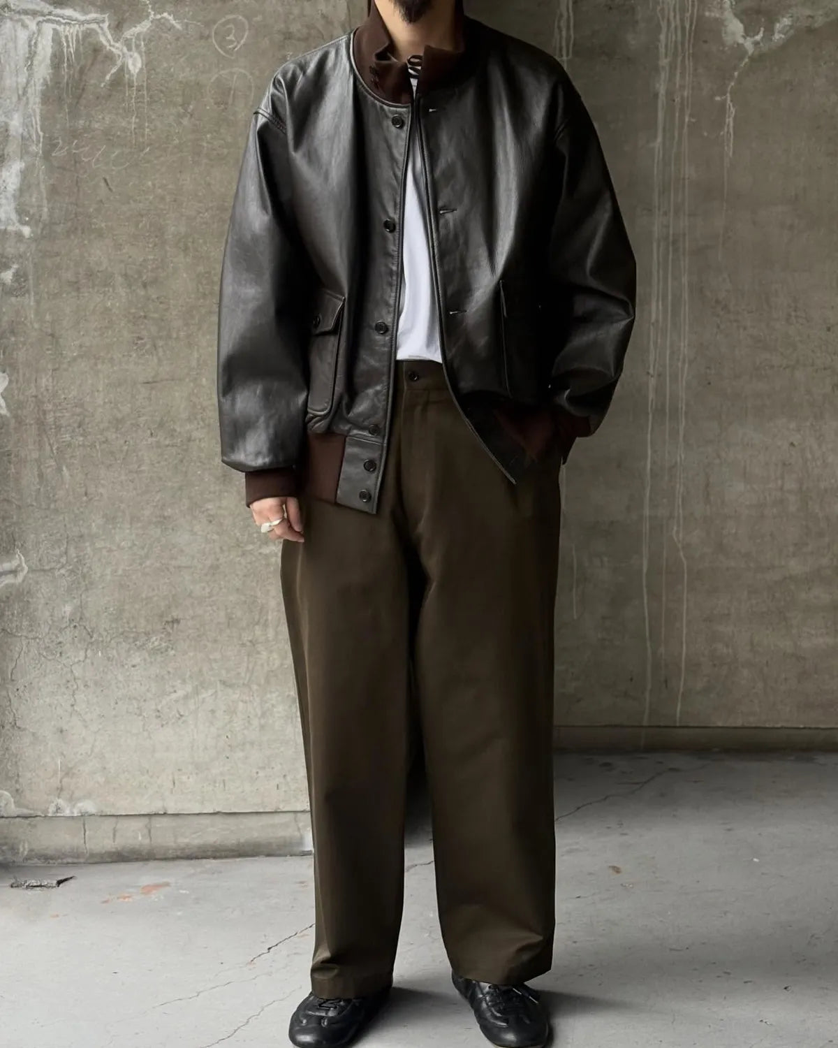 A.PRESSE / Wool Cotton WW2 Work Pants (26SAP-04-04)