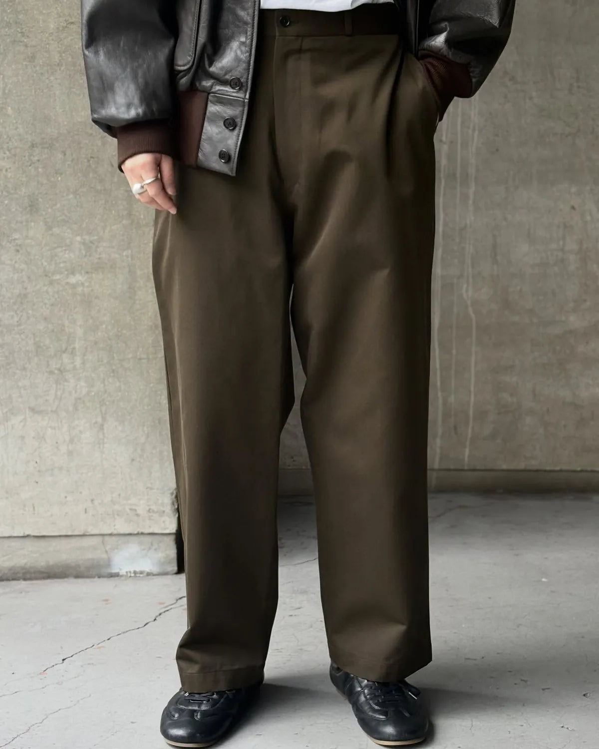 A.PRESSE / Wool Cotton WW2 Work Pants (26SAP-04-04)