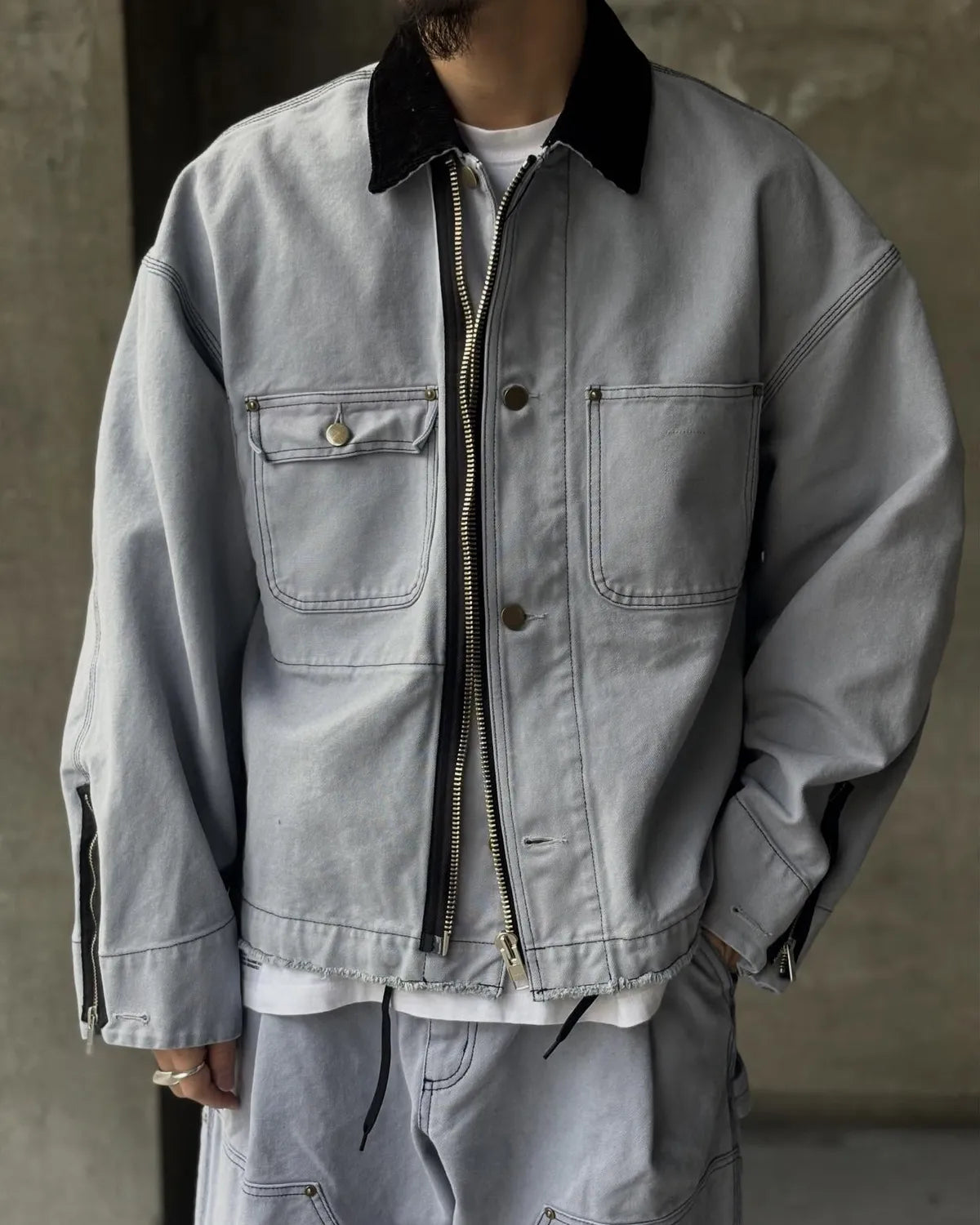N.HOOLYWOOD COMPILE / WORK JACKET (2252-BL71-038)