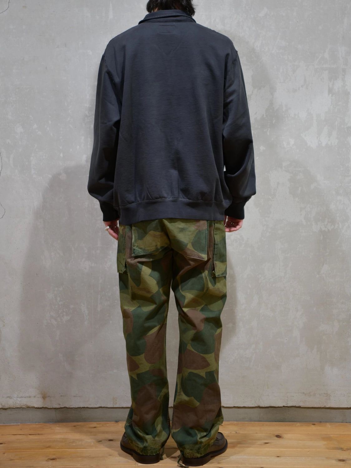 RRL / フレンチ テリー クォータージップ プルオーバー (MNRRKNI16820195)